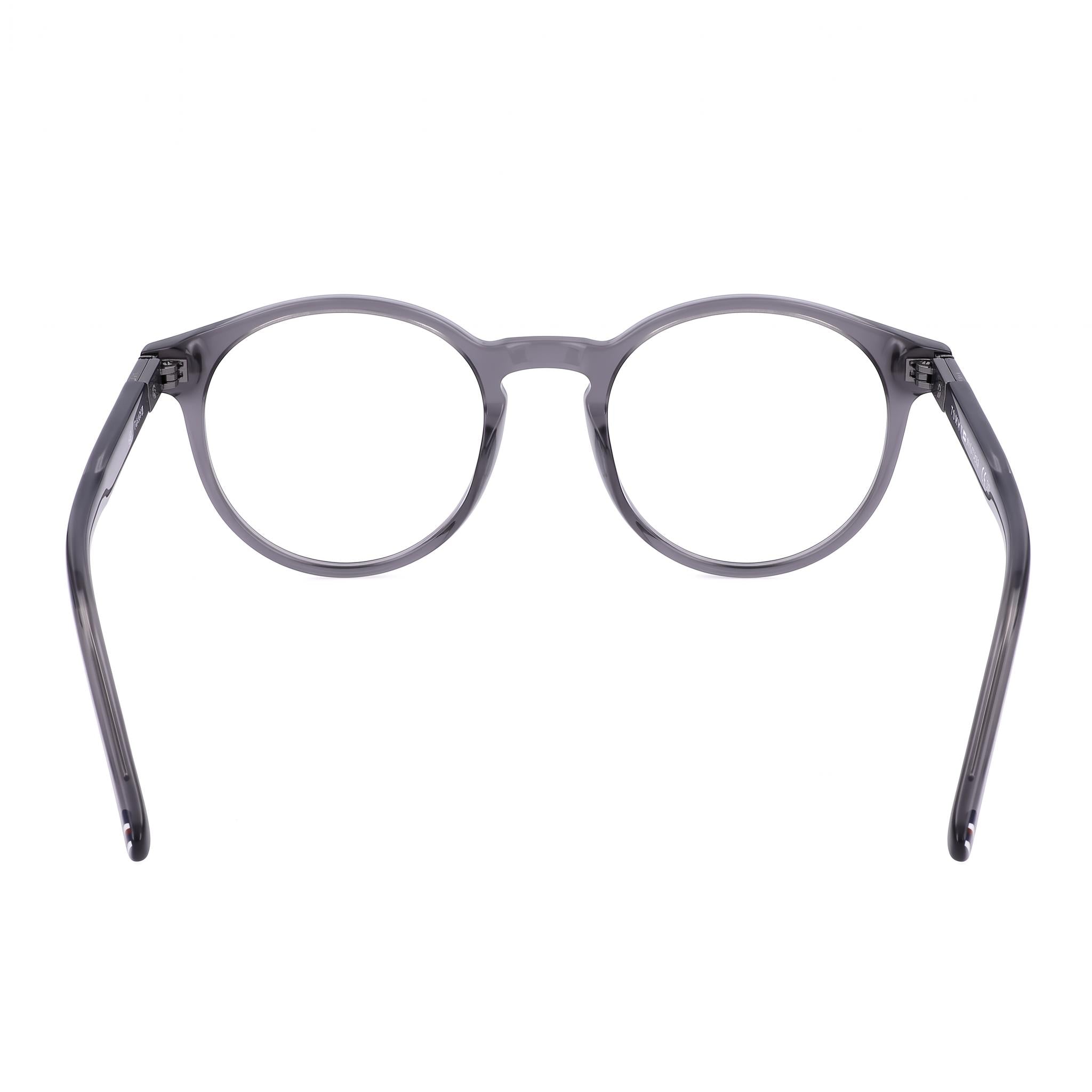 Tommy Hilfiger Modern Unisex Acetate Eyeglasses Shaded Grey Texture Transparent Grey 49mm, Photo 3