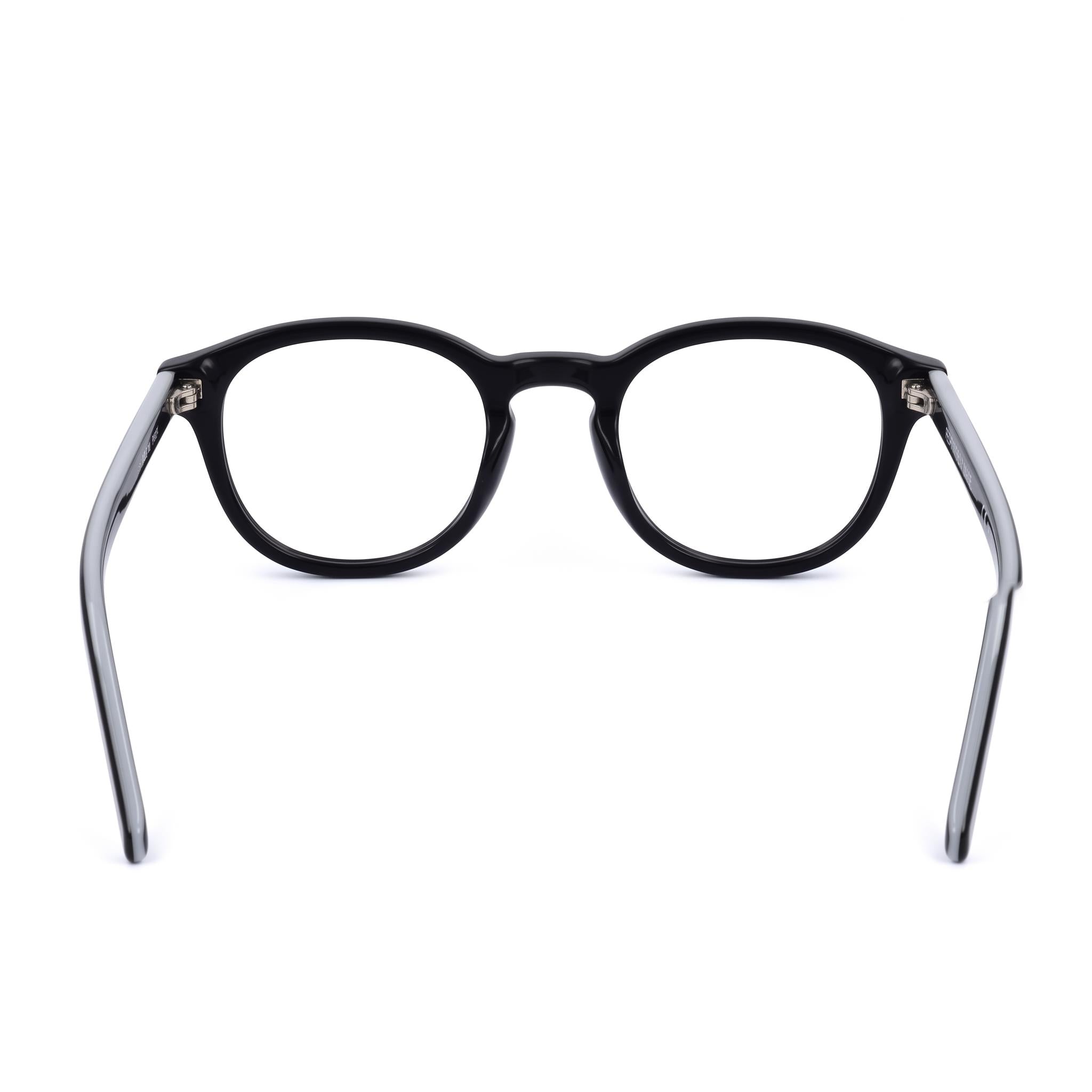 Levi's Classic - Montura unisex de PMMA ecológico en negro con lentes de policarbonato negras, estilo clásico, 48 mm, Photo 4
