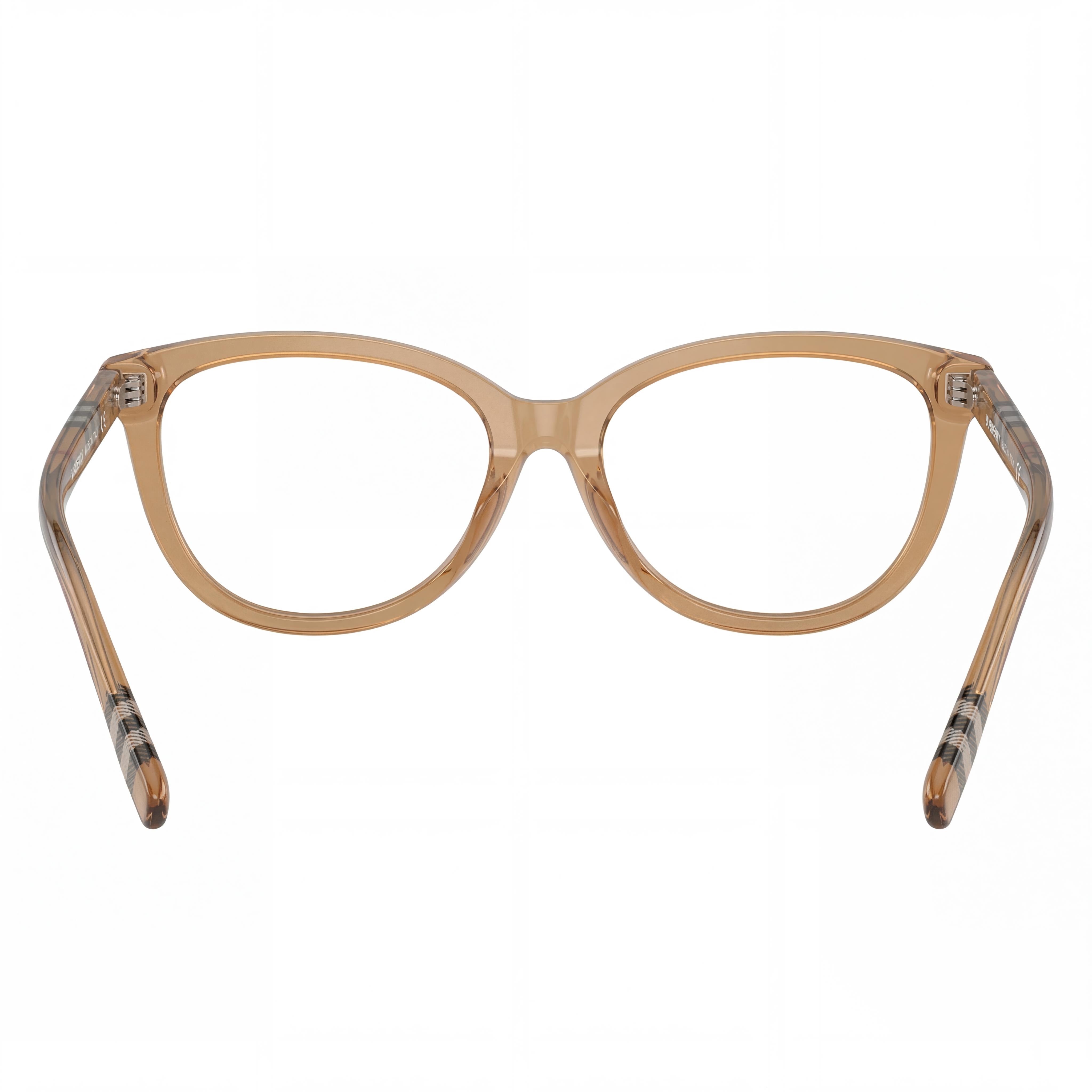 BURBERRY Classic Women's Eyeglasses, made with an Acetate frame, presented in Beige color, 54mm Lens Width, Photo 3