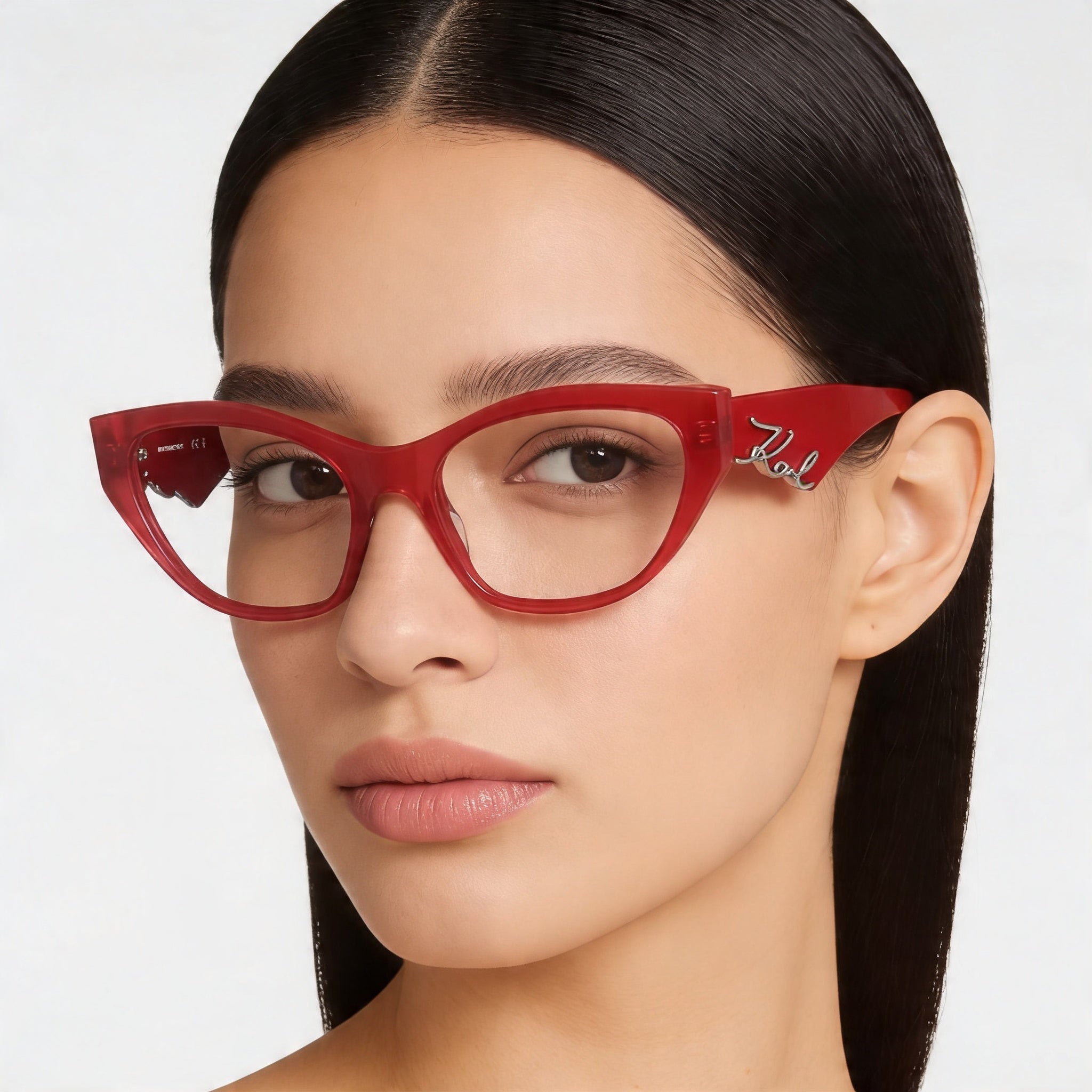 Gafas Ópticas Casuales para Mujer KARL LAGERFELD con Montura de Acetato Coral | Ancho de la Lente 54, Photo 5