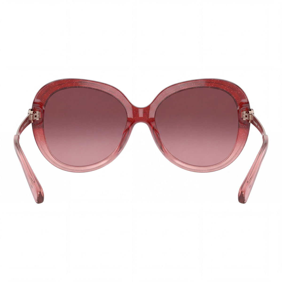 Gafas de sol Coach HC8314 55518H 59 para mujer de acetato con protección UV, montura brillante en degradado de rosa burdeos, lentes degradadas en burdeos, 59 mm, Photo 3