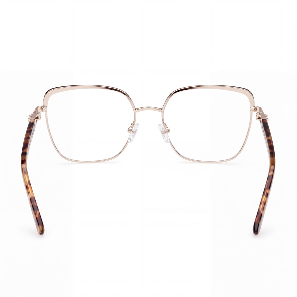 Gafas de sol GUESS MODERNO para mujer, montura de metal color habana marrón oscuro, lentes marrón oscuro, 56 mm