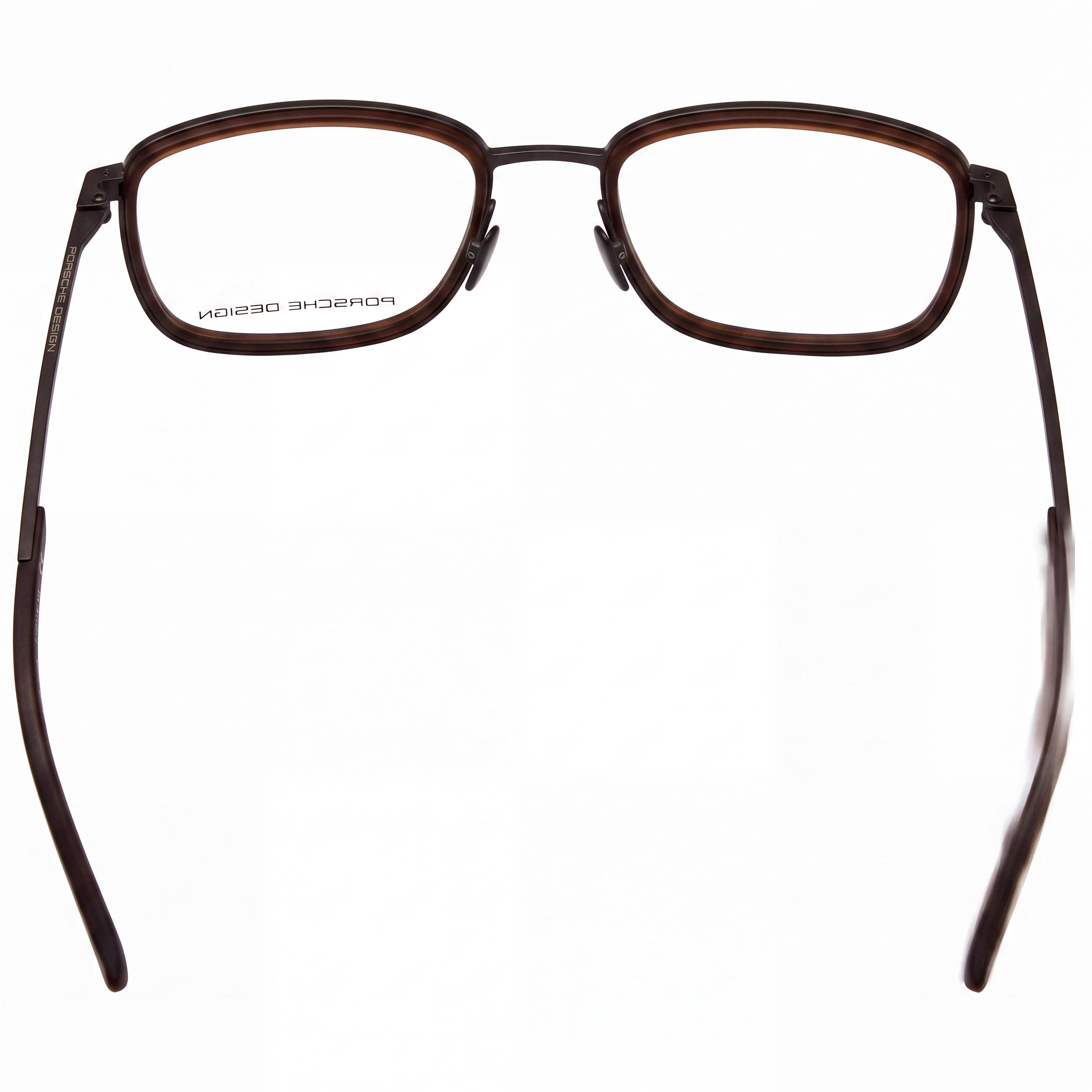 Porsche P8365 Gafas Modernas de Acetato para Hombre, Lente Transparente Gris Marrón 53mm con Protección UV, Photo 3