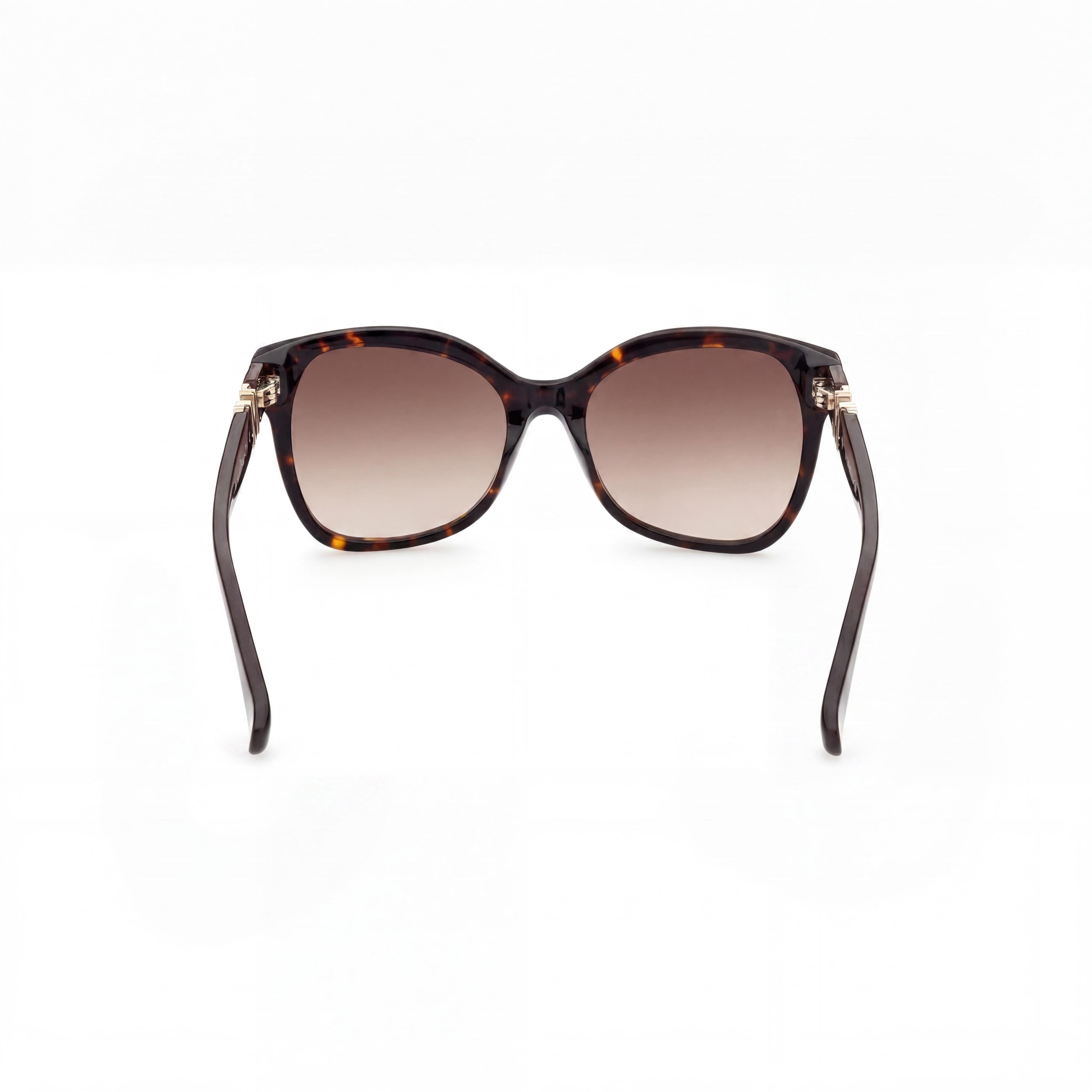 Gafas de sol MaxMara Mm0014 para mujer, montura de plástico, protección UV, color Habana oscuro, marrón degradado, 56 mm, Photo 3