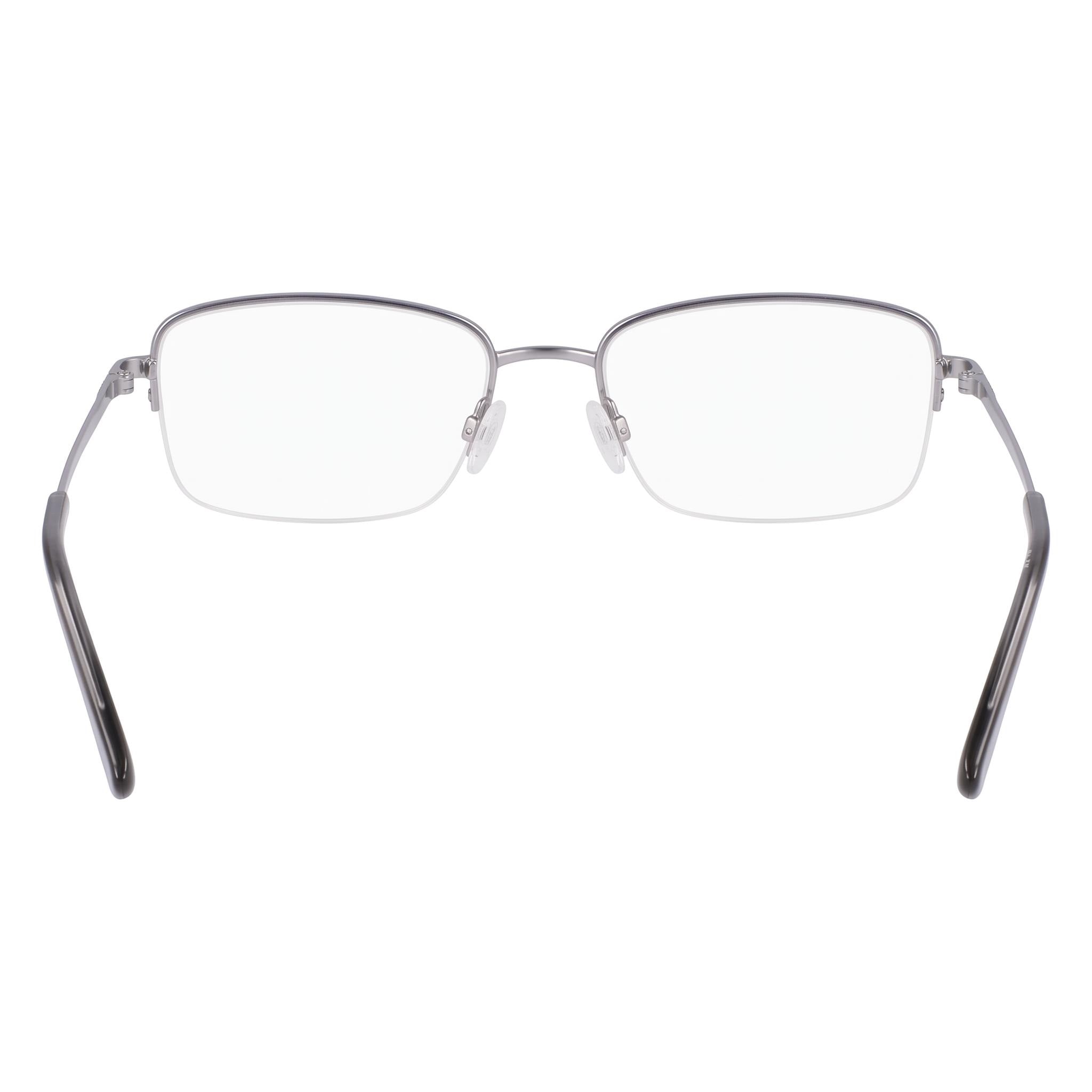 Gafas Flexon Classic, con montura metálica en color gris plomo satinado, diseño unisex, 54 mm de ancho de lente, Photo 4