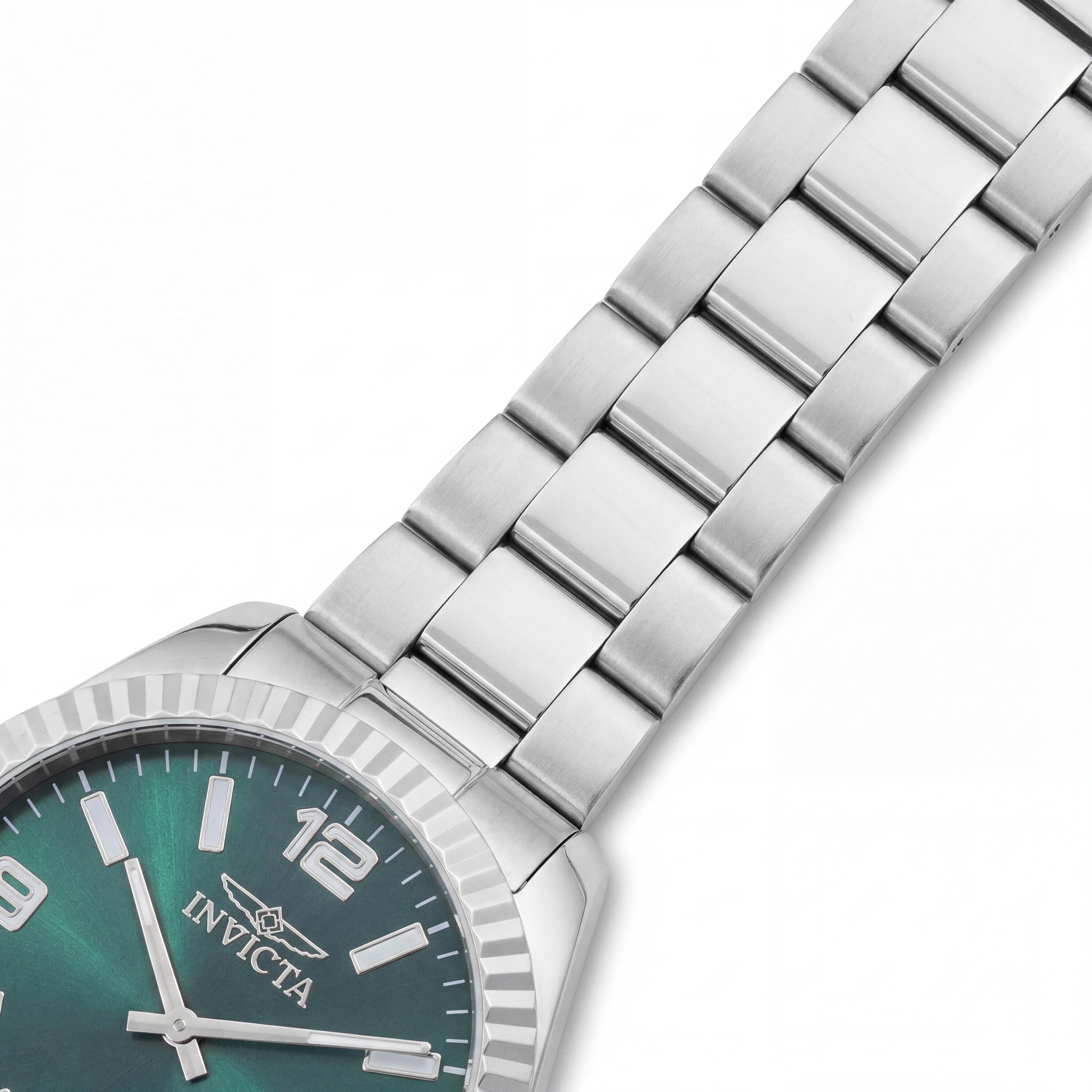 Invicta Specialty 49672 Men's Quartz Green Dial Stainless Steel Bracelet Watch 43mm, Photo 3