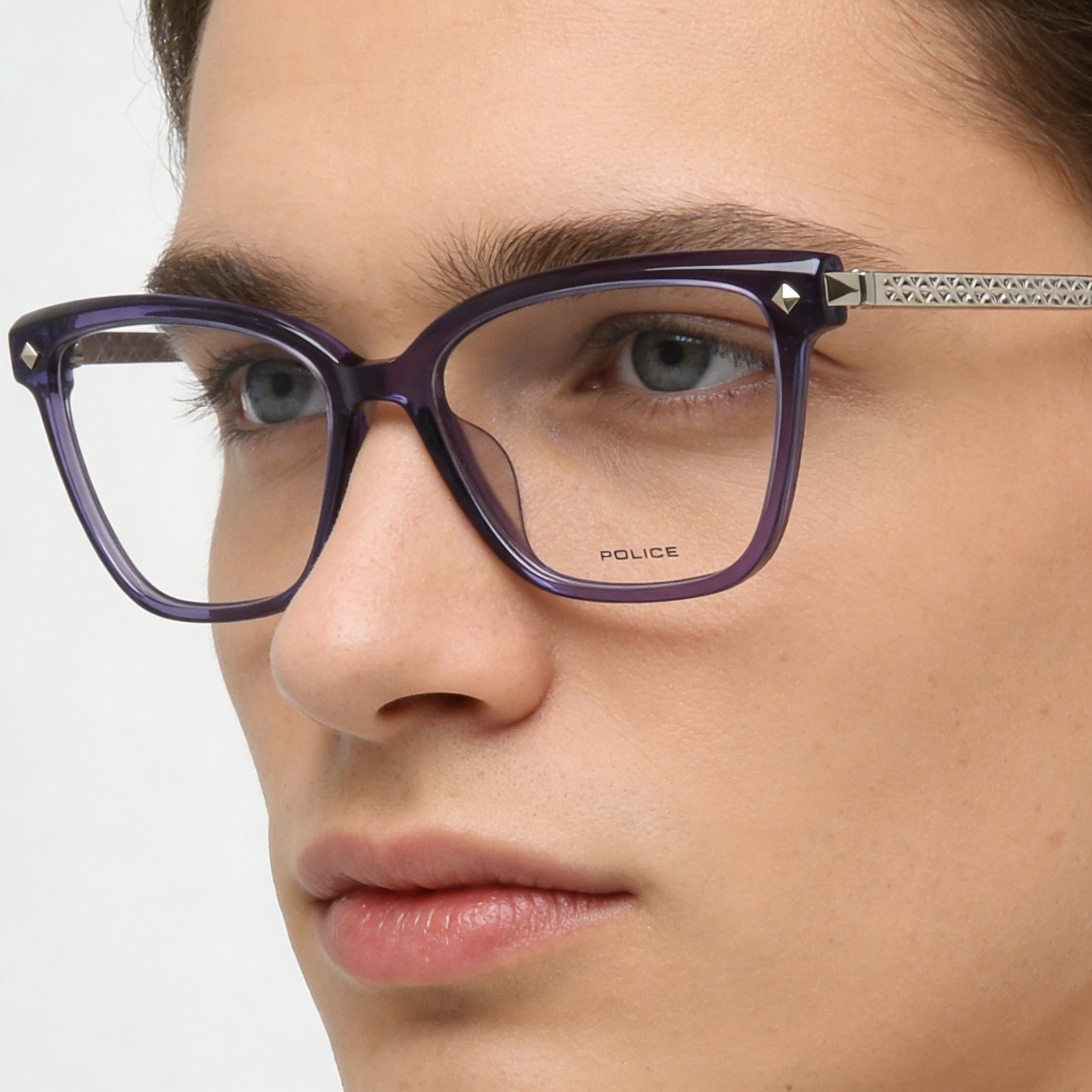 Police Modern Unisex Acetate and Metal Frame Non-Polarised Polycarbonate Lens Sunglasses 53mm, Photo 4