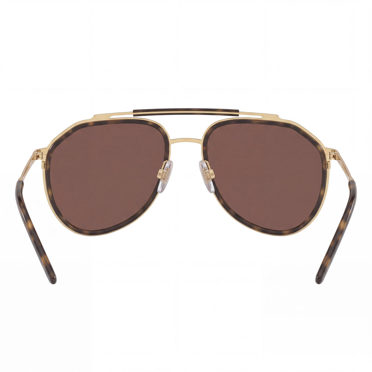 Dolce & Gabbana 0DG2277 02/73 Gafas de sol de aviador unisex Montura de acetato multicolor Lentes marrón oscuro 57mm Protección UV, Photo 4