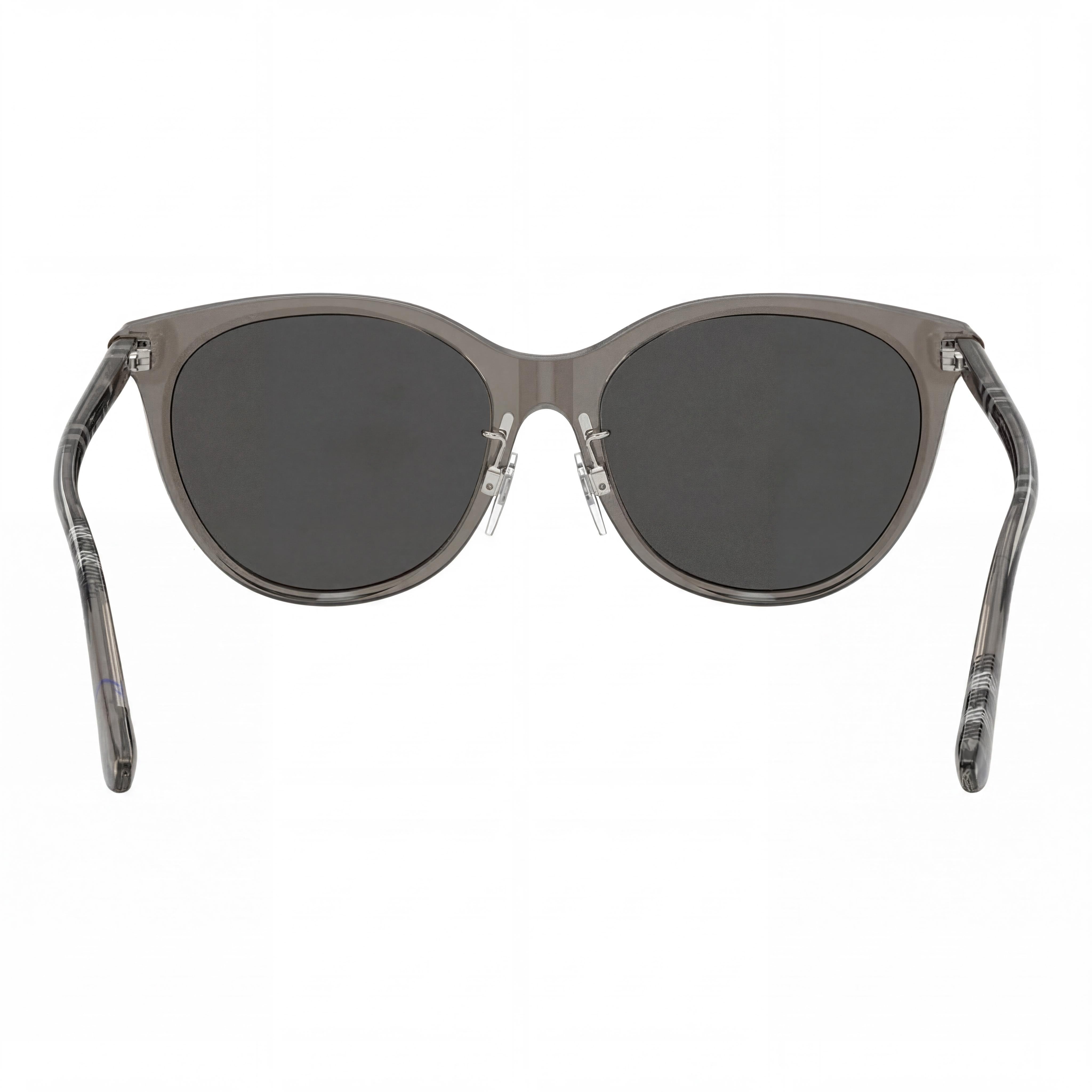 BURBERRY BE4464D Gafas de Sol Ojo de Gato para Hombre y Mujer, Montura de Acetato Gris, Lentes Polarizadas Gris Oscuro 56mm, Photo 4