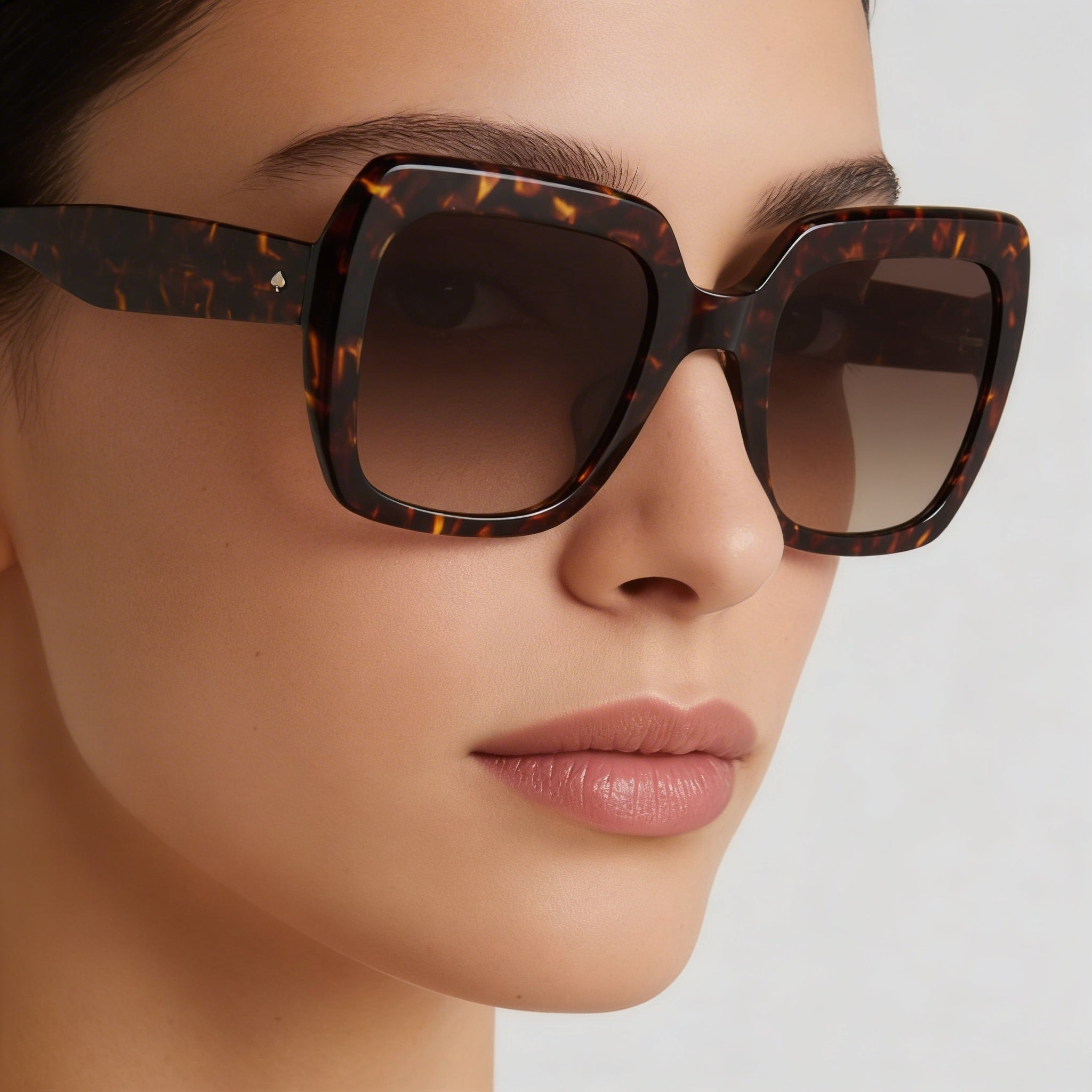 Gafas de sol Kate Spade New York Naomi/S para mujer, montura de plástico Havana, color marrón, con protección UV, 52 mm, Photo 5