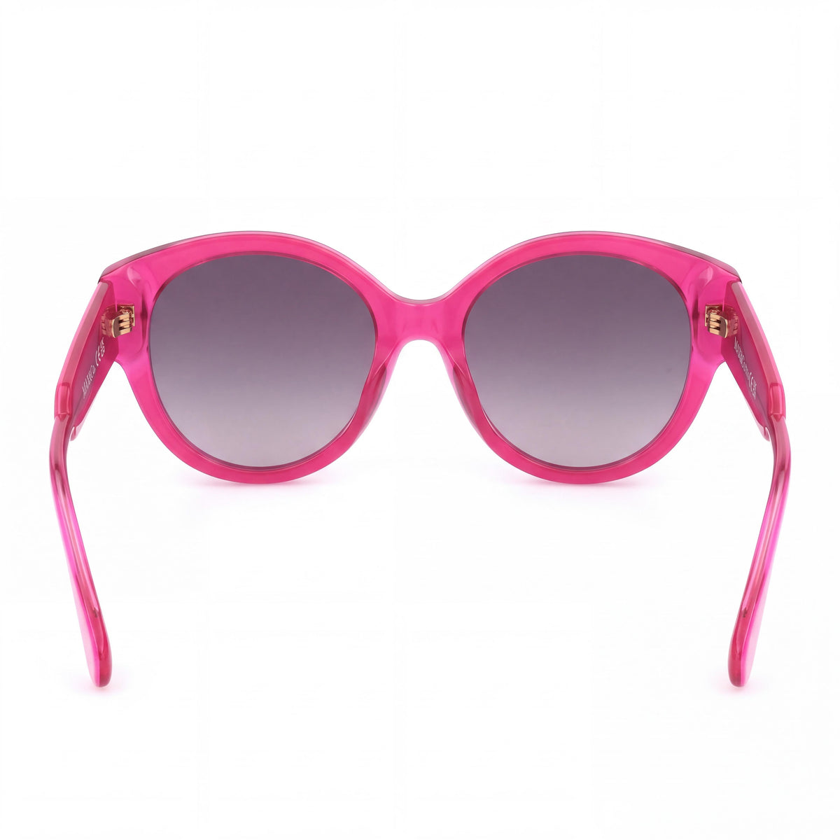 Max & Co. Casual Women's Shiny Pink Acetate Frame Grey Non-Polarized Lens Sunglasses 55-19-140, Photo 3