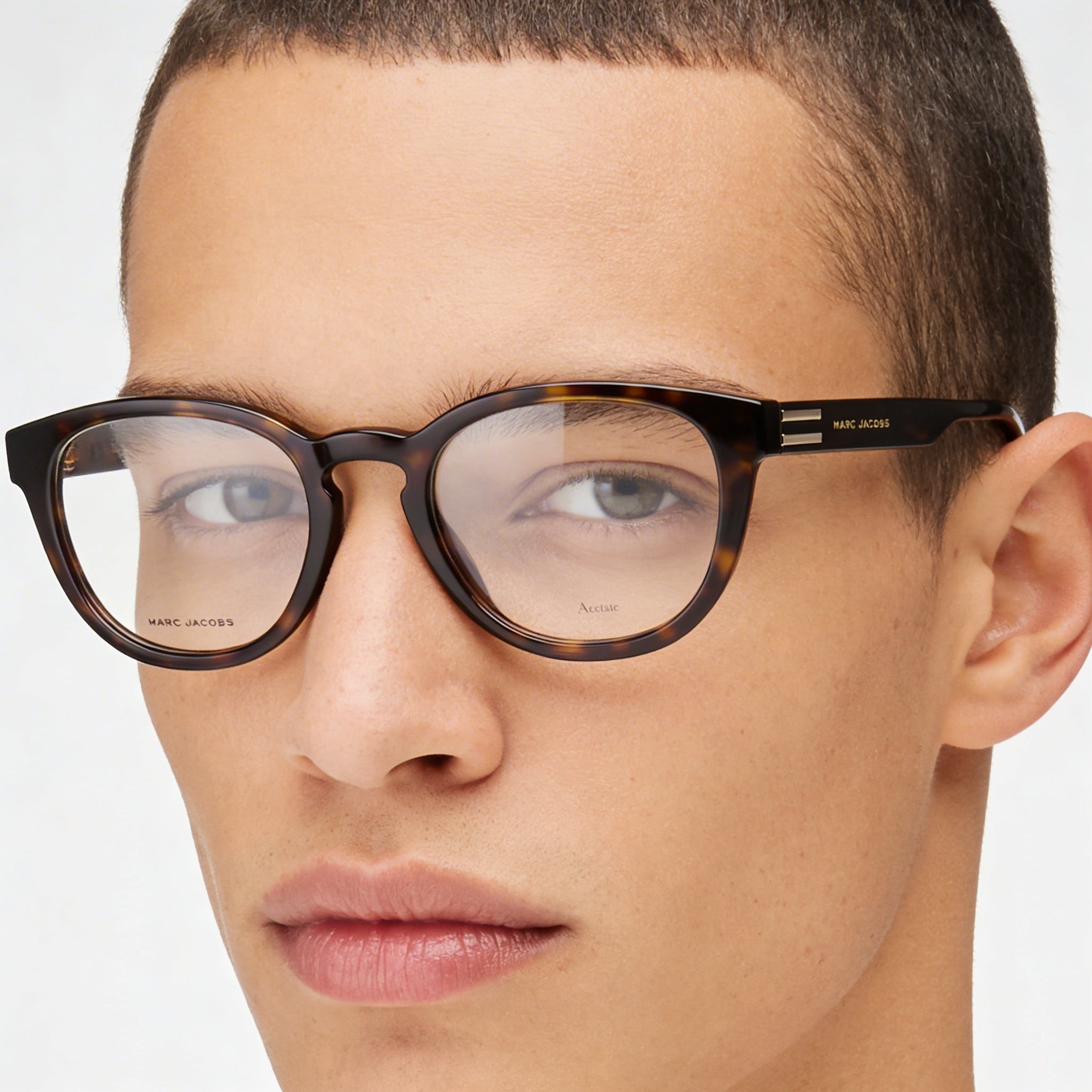 Marc Jacobs Modern Unisex Sunglasses with Havana Acetate Frame and Havana Polycarbonate Lenses, 51mm Lens Width, Photo 5