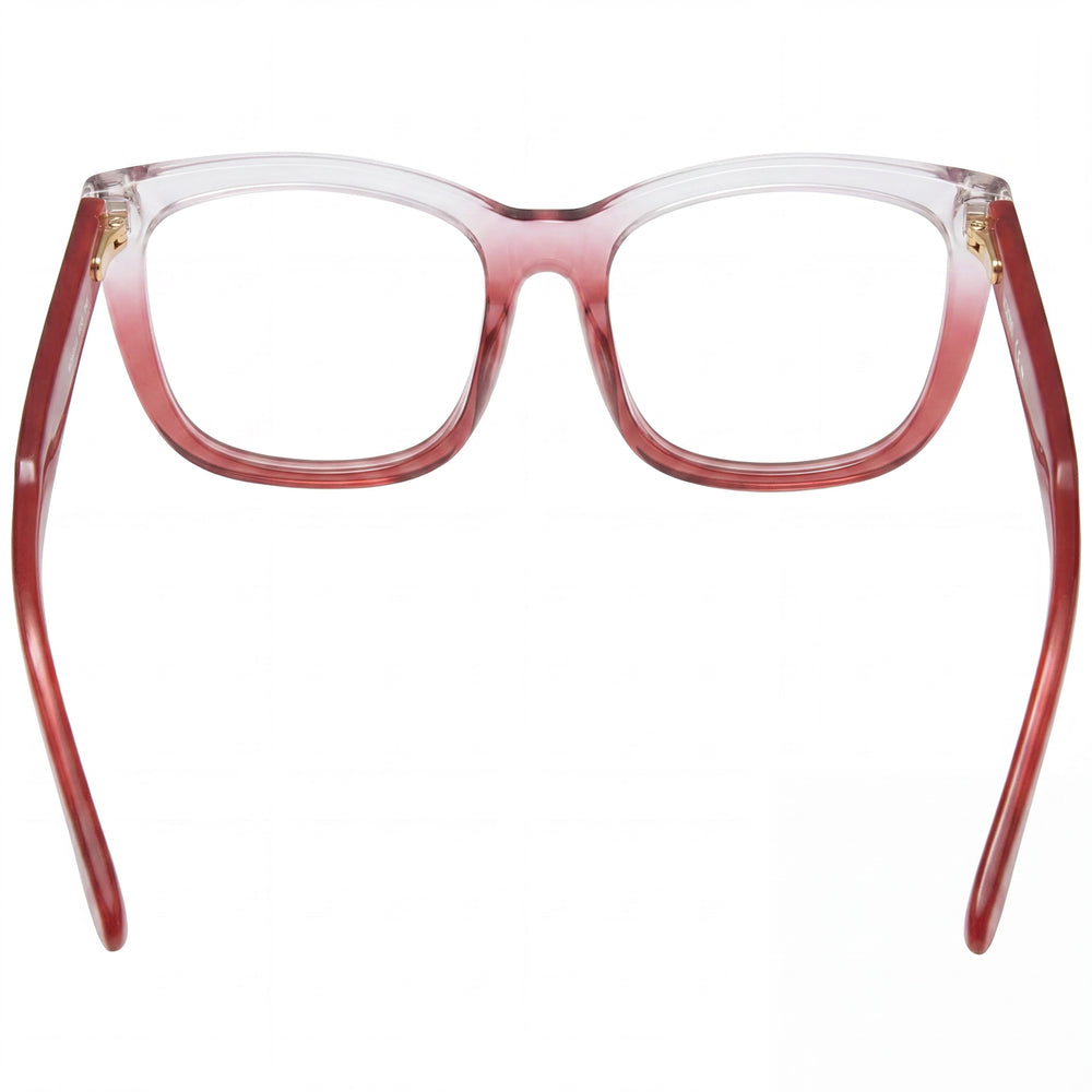 Gafas de sol Moschino Modern para mujer, de acetato, color rojo cristal, no polarizadas, de 52 mm