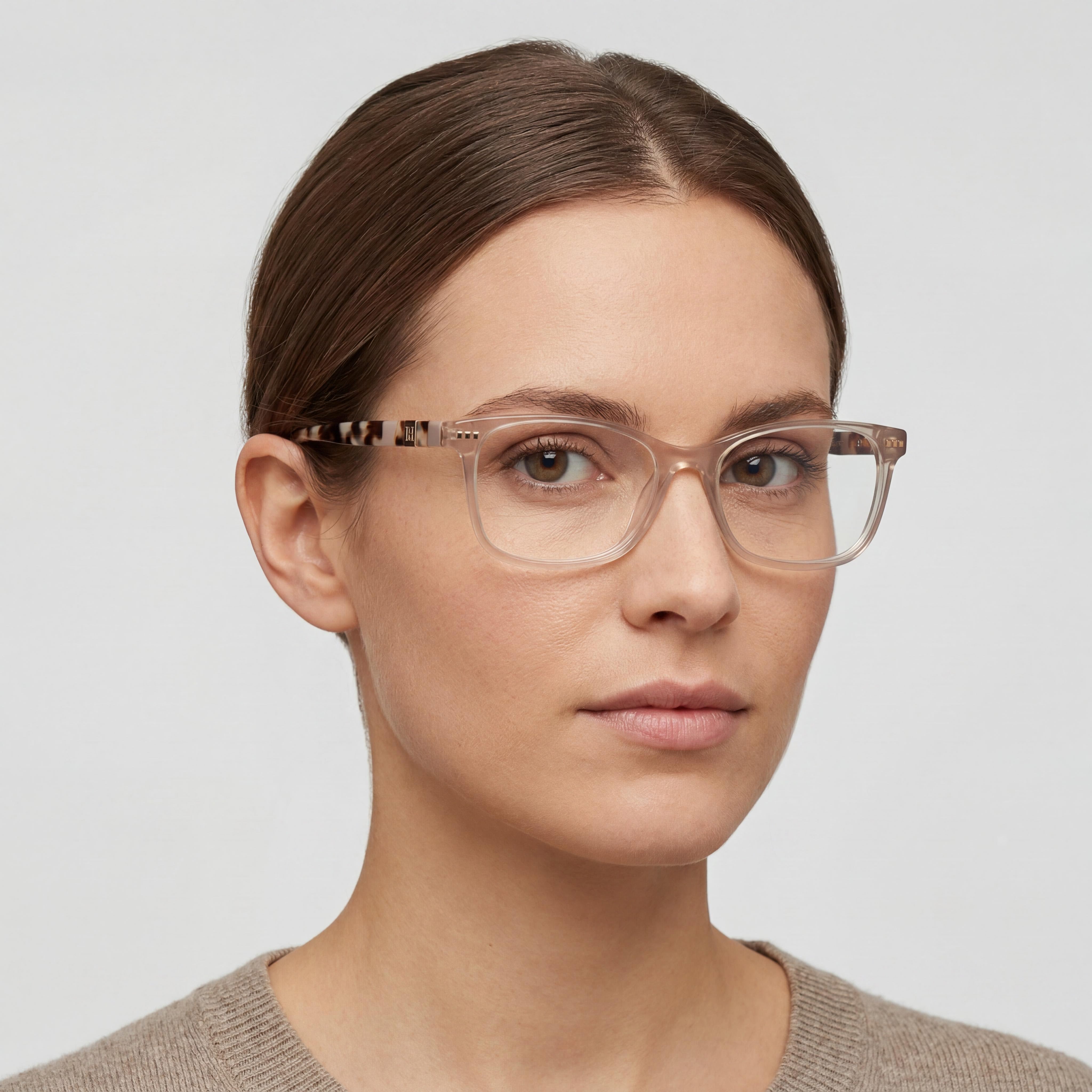 Carolina Herrera Her 0110 Women's Nude Havana Plastic Frame Sunglasses with Polycarbonate Lenses 54mm, Photo 4