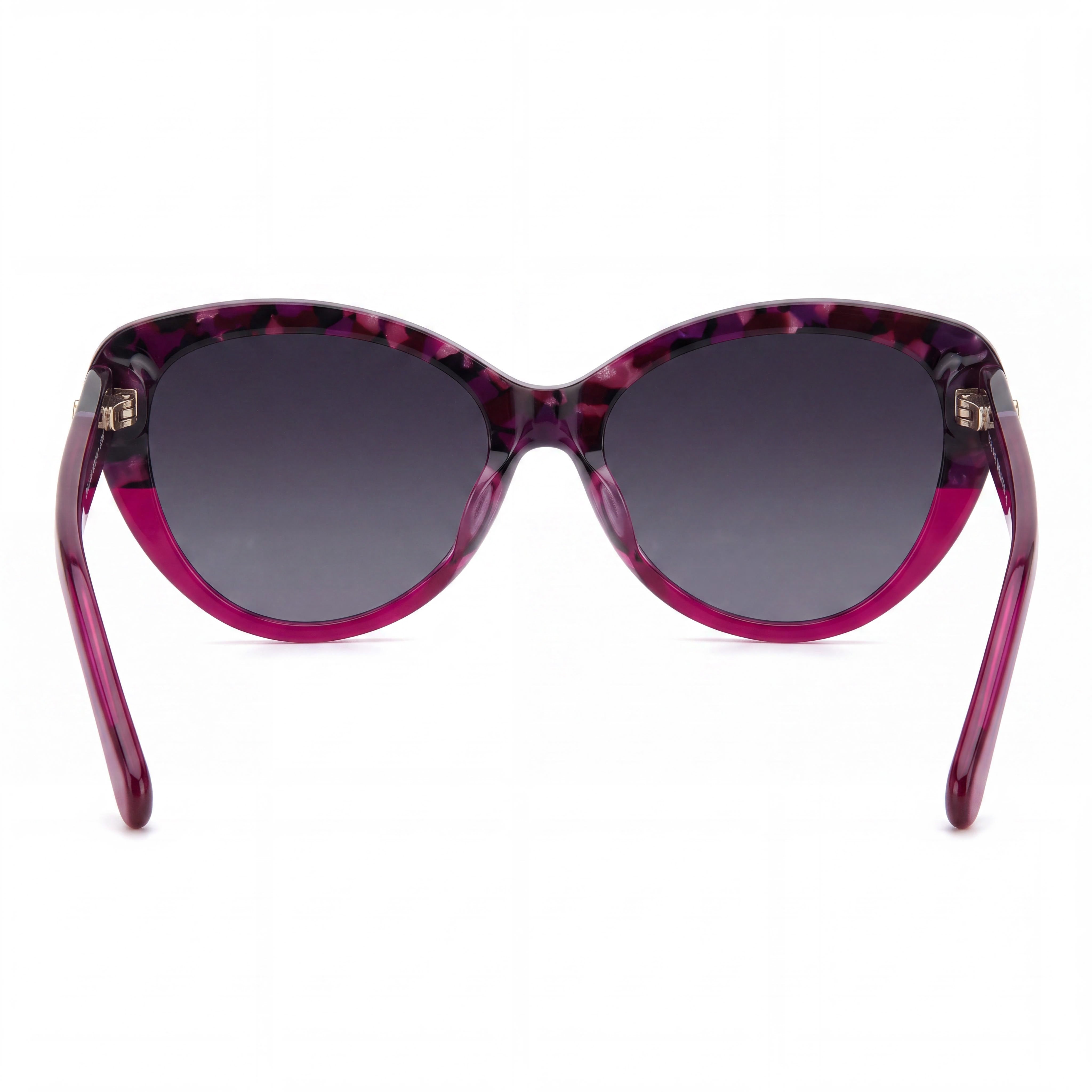 kate spade new york Ks Josi/S Gafas de sol para mujer de acetato azul habana burdeos con lentes grises oscuras degradadas con protección UV de 55 mm, Photo 3