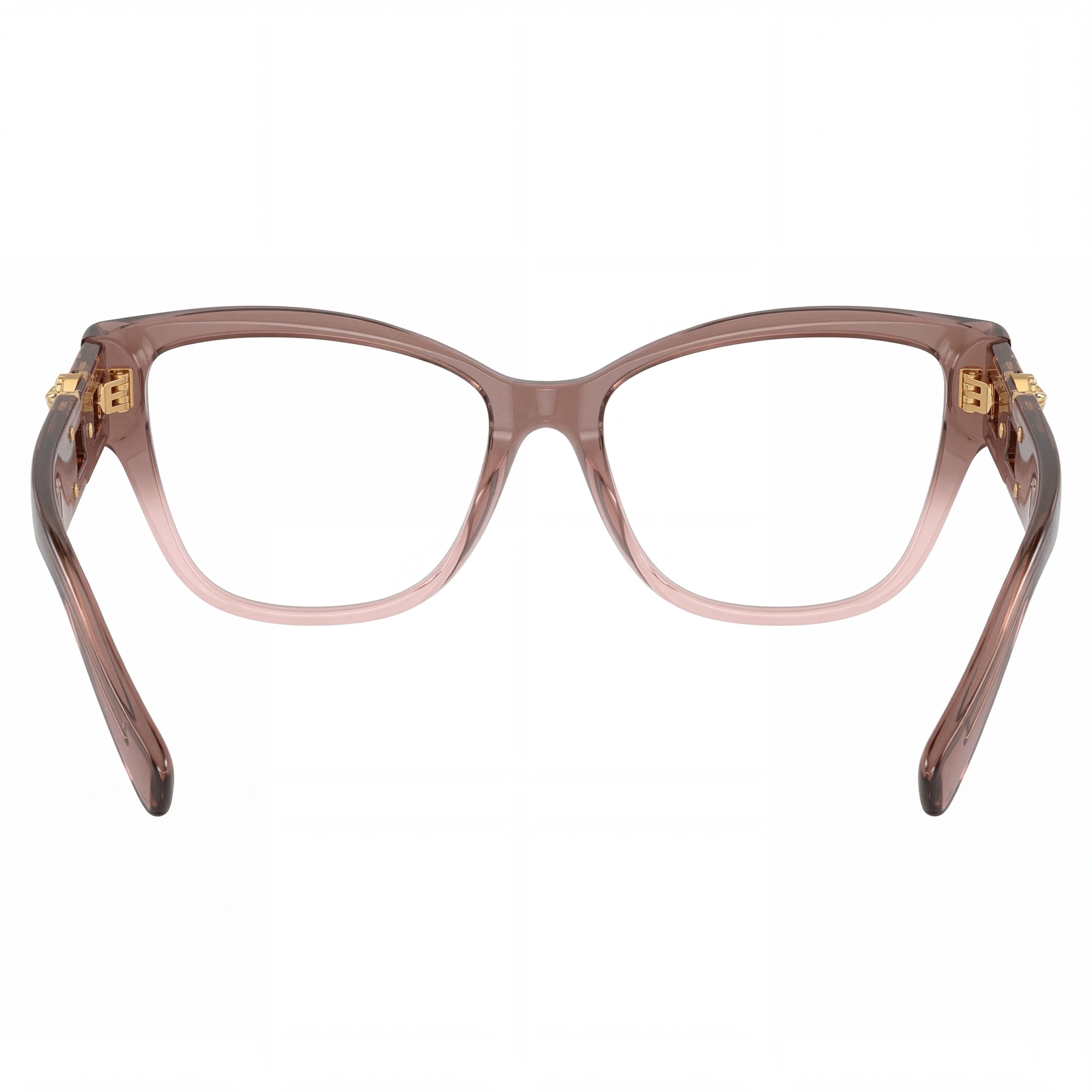 Versace Tf2091b Women's Pink Transparent Acetate Eyeglasses with Clear Plastic Lenses, 54-16-140mm, Photo 4