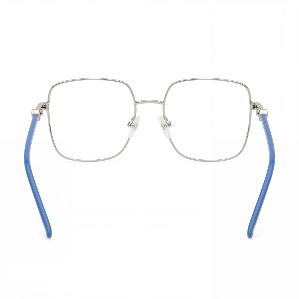 TOUS Classic Women's Combined Metal Injected Eyeglasses, Light Gold with Coloured Parts, 55mm