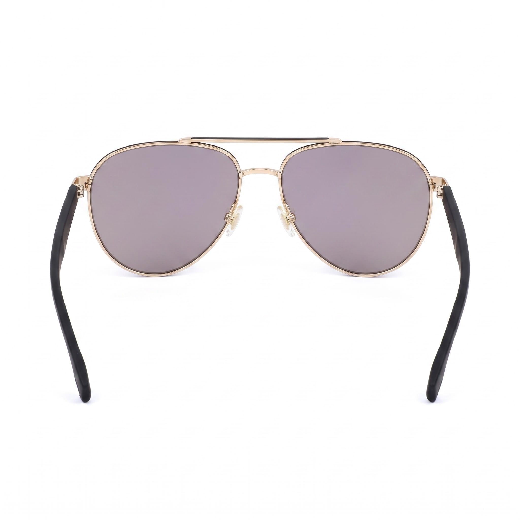 Hugo Boss Modern Unisex Gold Black Yellow Blue Shaded Alloy Steel Frame Polycarbonate Lens 60mm UV Protection, Photo 3