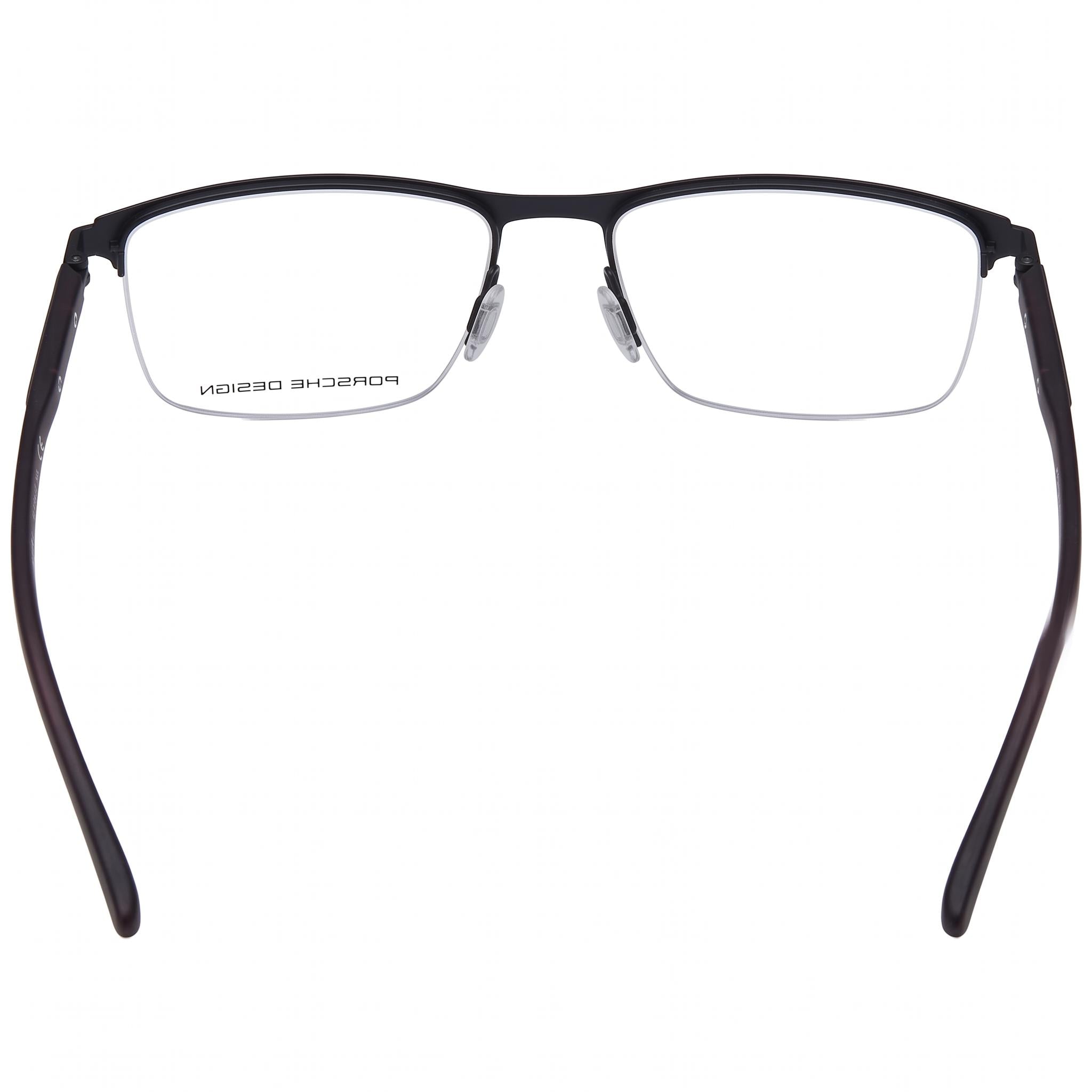 Porsche Design Modern P8371 Eyeglasses for Men with Black Plastic Frame, 54mm Lens Width, Photo 3