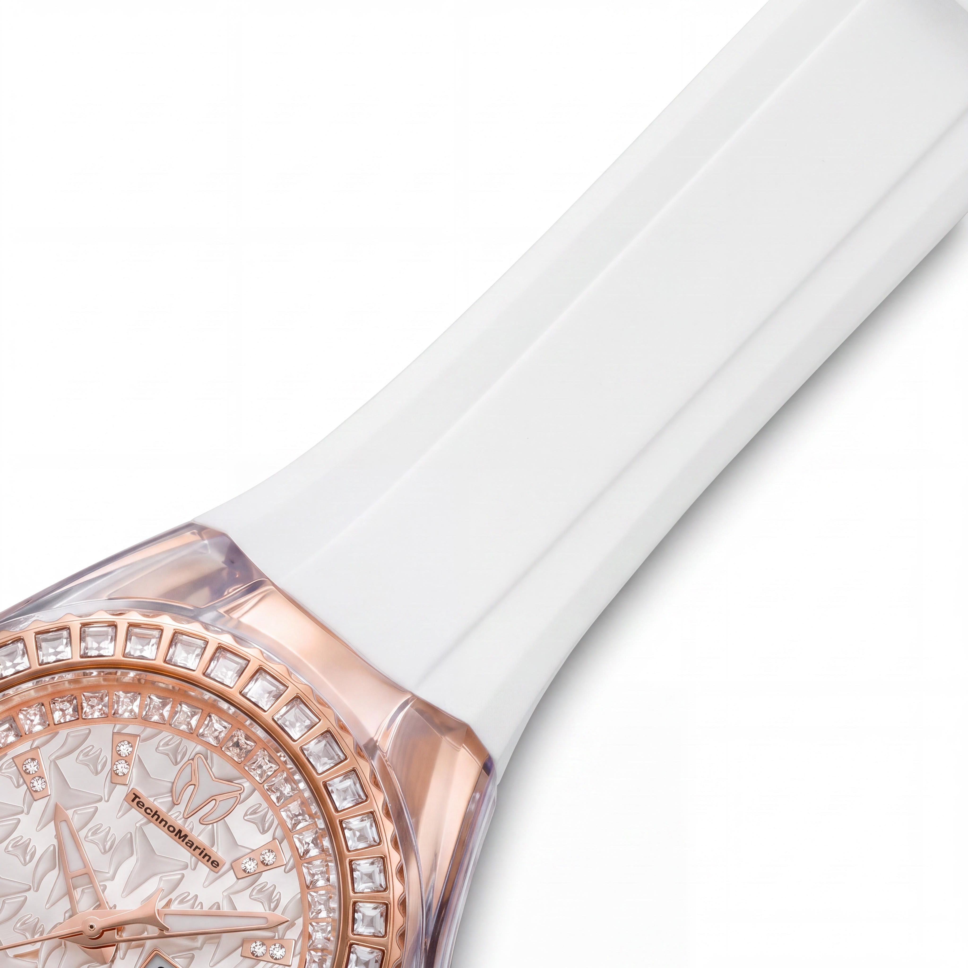 TechnoMarine Cruise TM-121173 Women's Rose Gold, Stainless Steel Case, Quartz 40mm Watch, 20 ATM, Silicone Strap, Photo 3