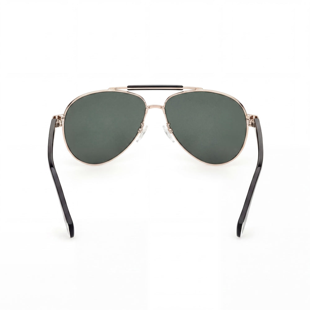 adidas Originals Modern Men's Shiny Rose Gold Acetate Sunglasses with Green UV Protection Lenses 59mm