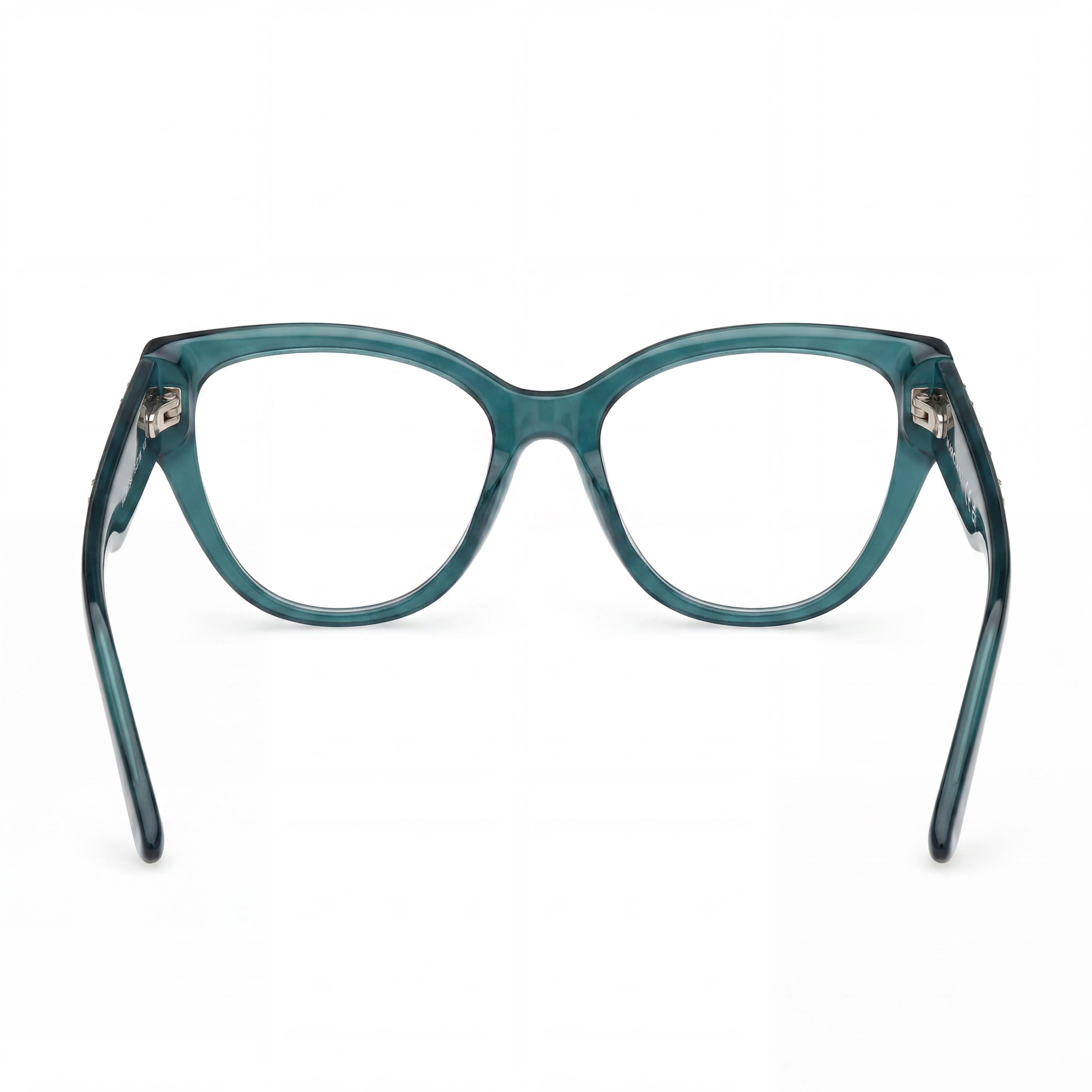 GUESS by Marciano Gm50018 Women's Dark Green Plastic Eyewear, Lens Width 54mm, Bridge 17mm, Temple 140mm, Photo 3