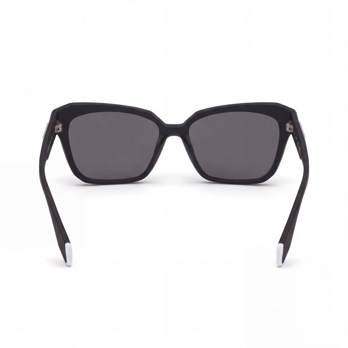 Gafas de sol adidas Originals Or0038@5502c para mujer, estilo ojo de gato, de plástico inyectado, color negro con lentes ahumadas espejadas, 55 mm, protección UV, no polarizadas, Photo 3