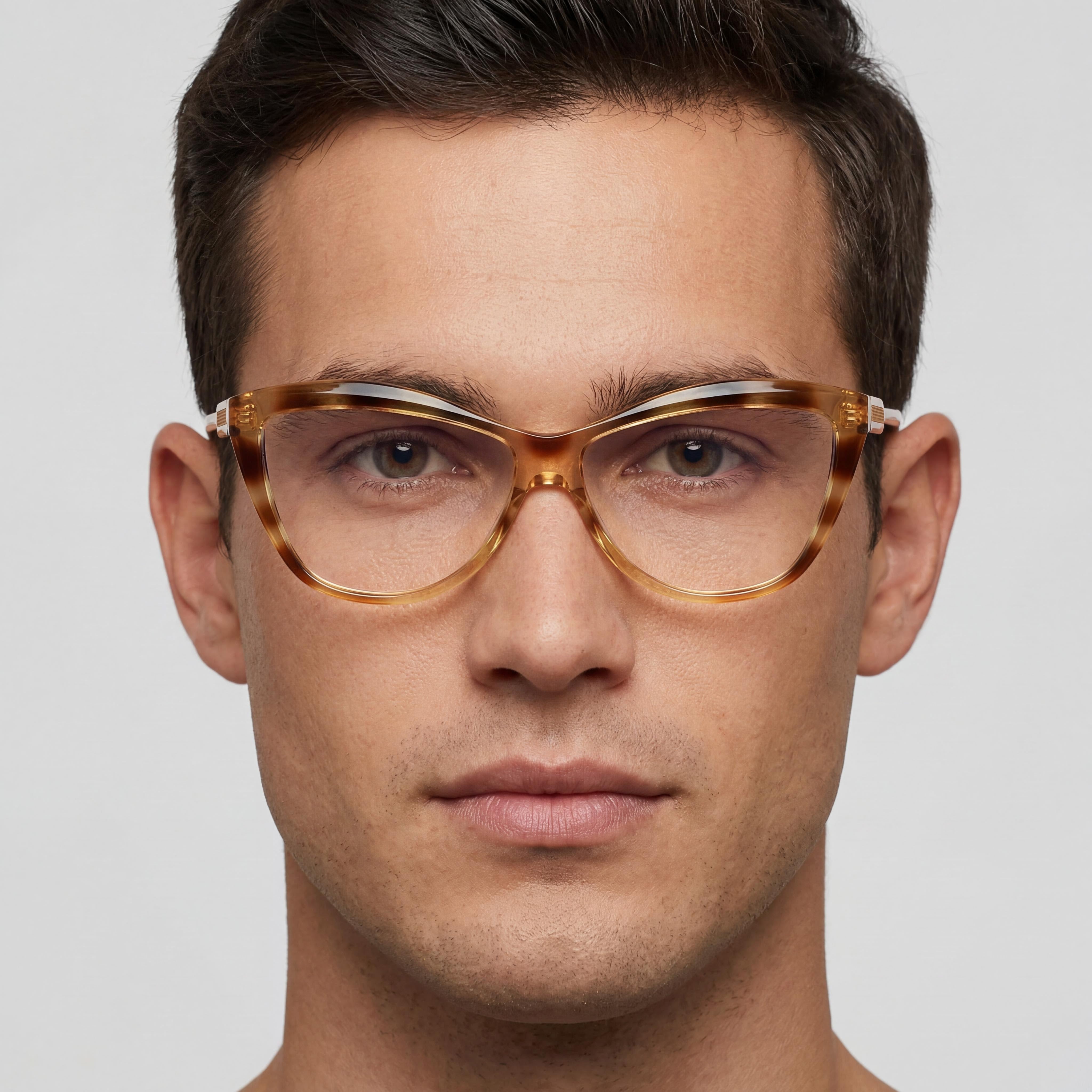 Gafas de sol modernas para hombre Victoria Beckham con montura de acetato Blonde Havana y lente de 57 mm, Photo 5