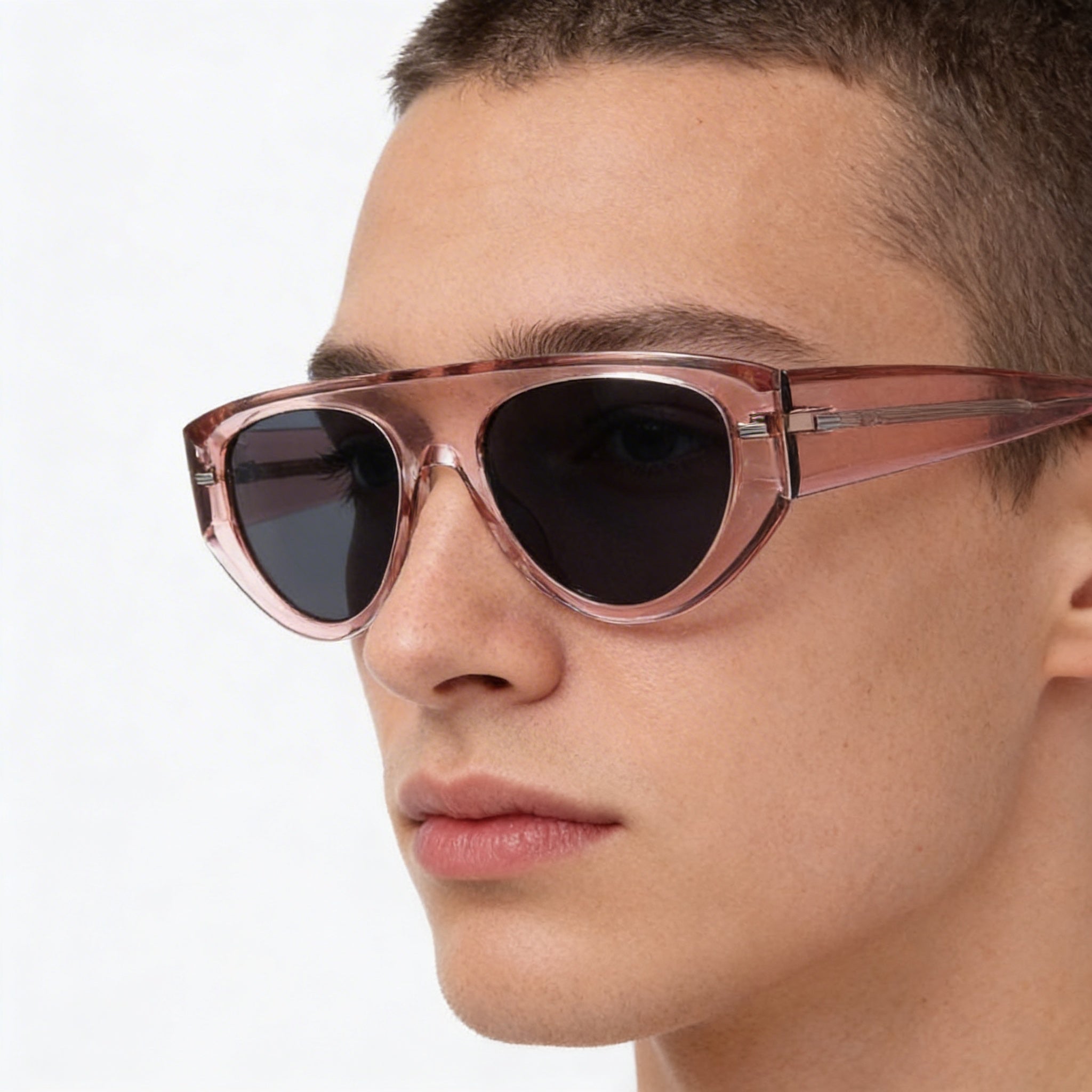 BOSS 1443/s Estilo Casual Unisex Montura Rosa de Eco-Aceite con Lentes de Policarbonato Rosas de 56mm, Photo 4