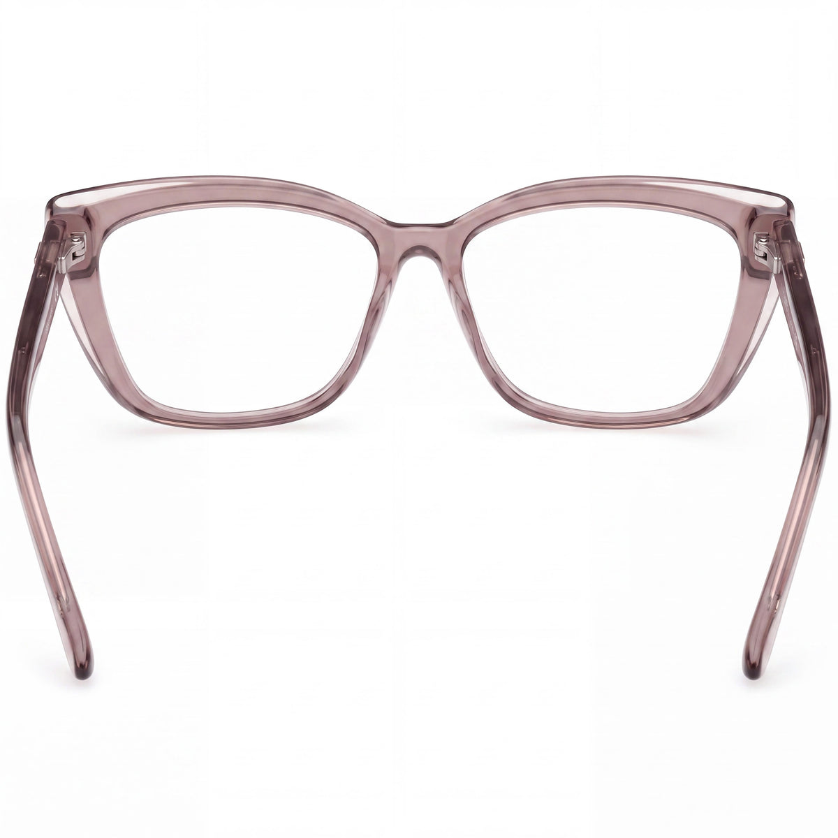 GUESS MODERNO Women's Eyewear with Lenses, a Beige Plastic Frame, and 49mm Lens Width, Photo 4