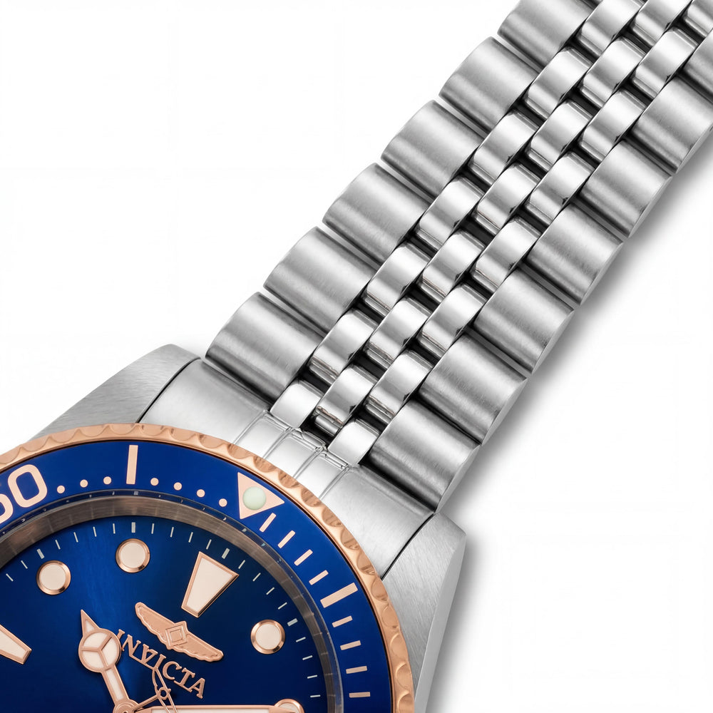 Invicta Men's 32503 Diver Automatic Watch, 42mm Silver Stainless Steel with Blue Dial