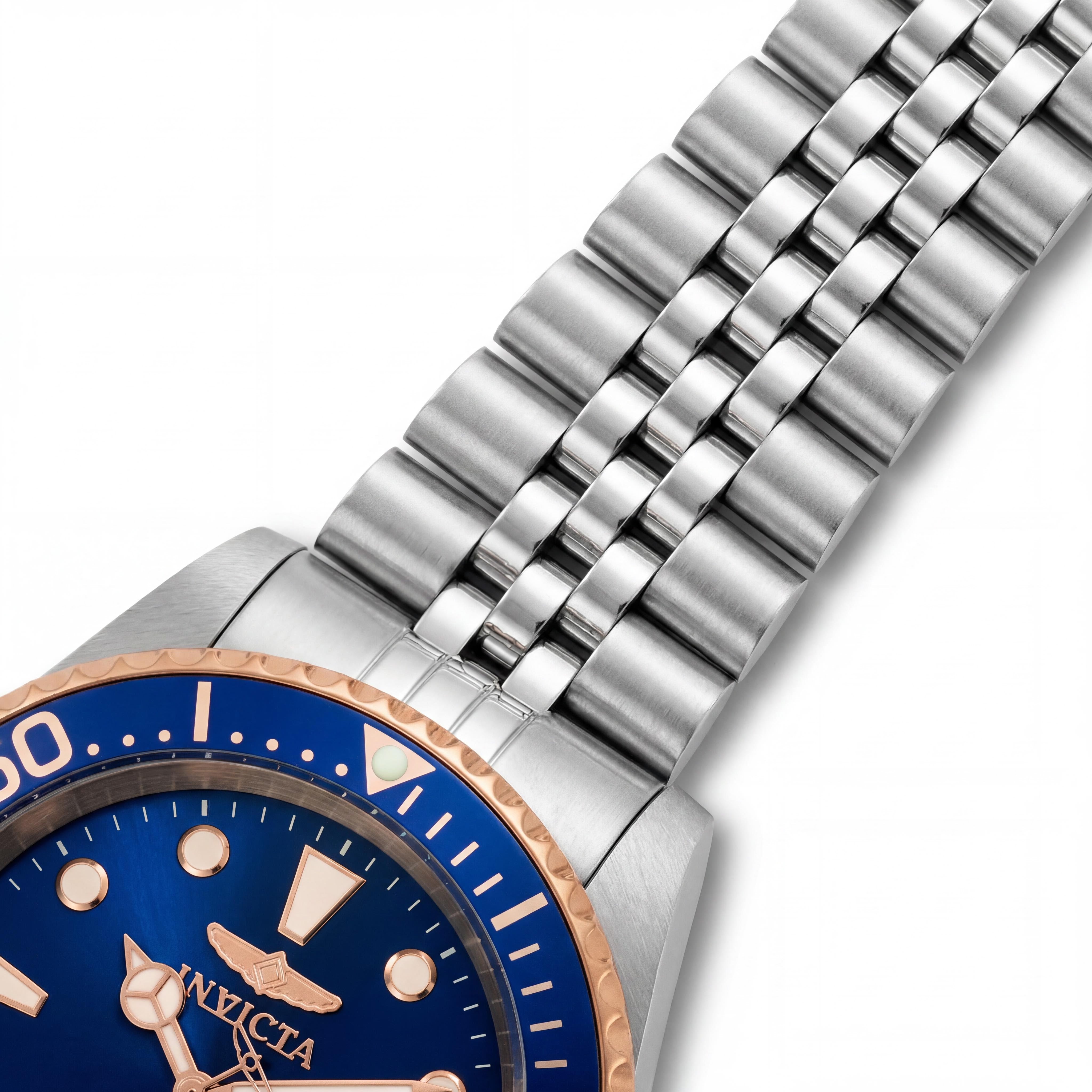 Invicta Men's 32503 Diver Automatic Watch, 42mm Silver Stainless Steel with Blue Dial, Photo 2