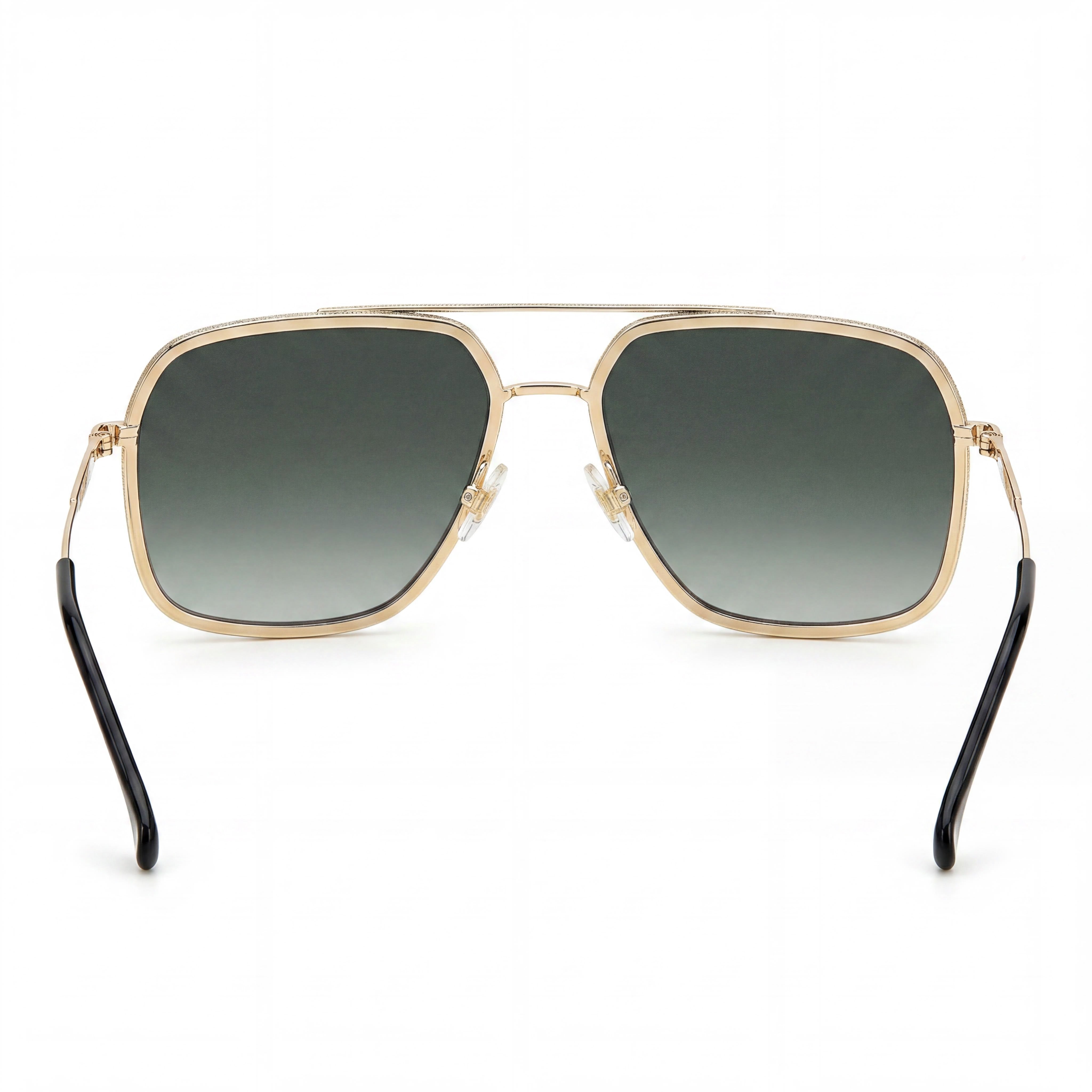 Gafas de sol Carrera Carrera 273/S para hombre, de acero inoxidable, con degradado, protección UV 100 %, color oro habano/gris verdoso, 59 mm, Photo 3
