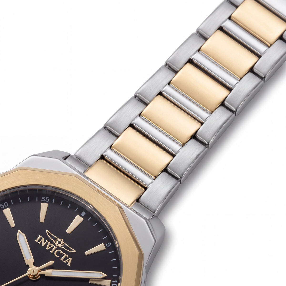 Invicta Reloj Analógico de Cuarzo para Mujer con Pulsera y Cristal 47338 - Dorado, Acero, Photo 2