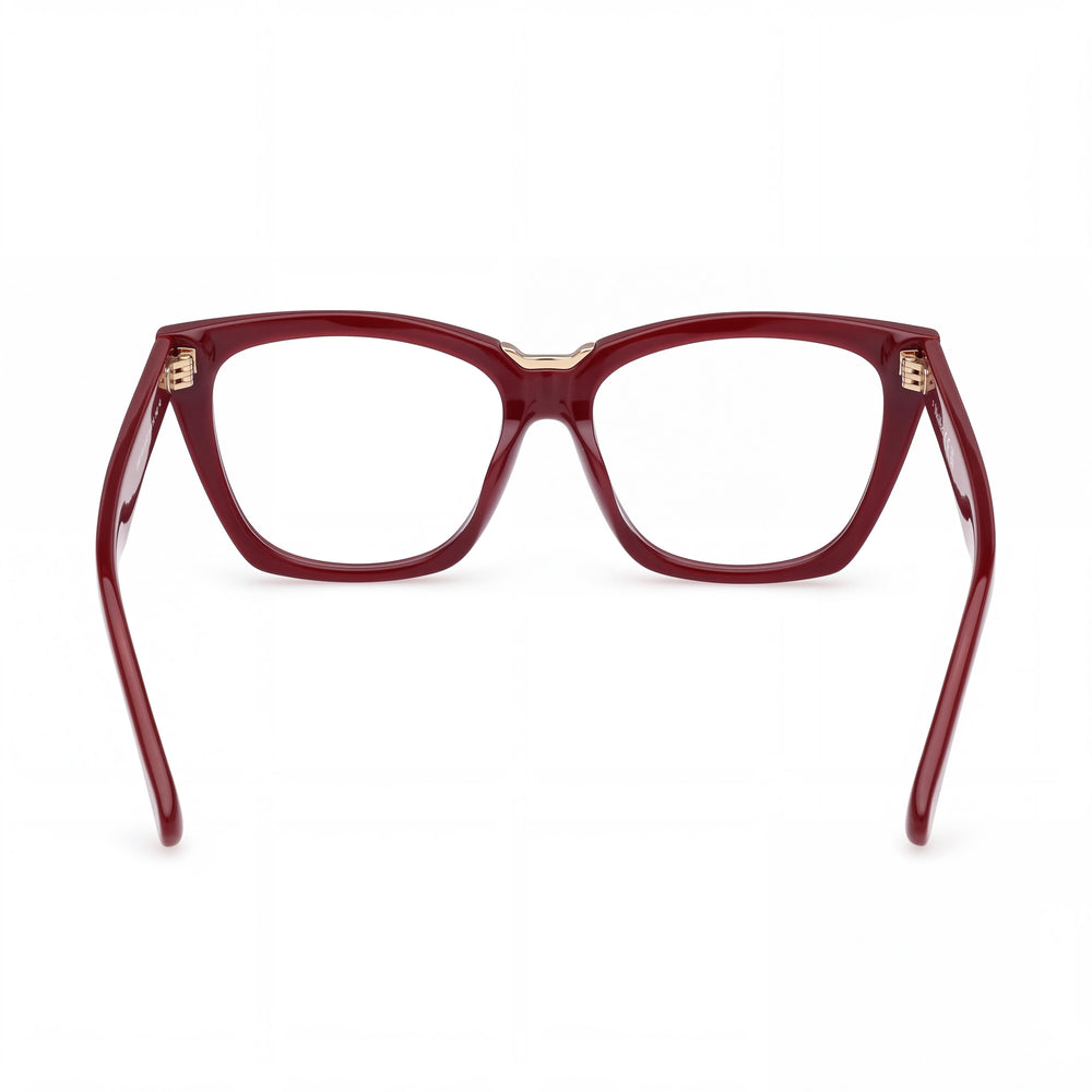 MaxMara Mm5188-b Women's Lightweight Design Bordeaux Blue Filter Plastic Optical Frame 54mm