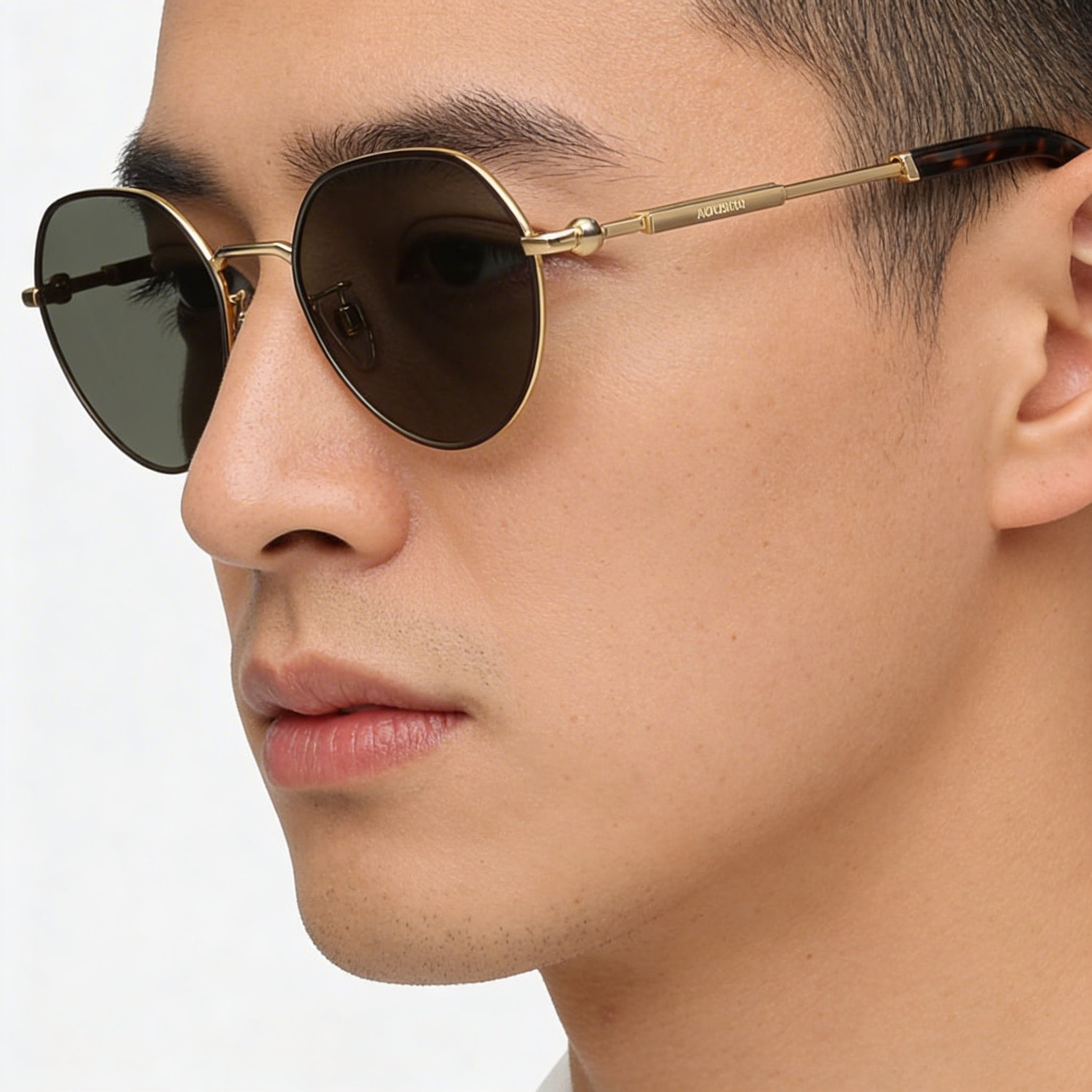 Monturas ópticas Burberry BE1388D de metal marrón para hombre con lentes de 51 mm, puente de 19 mm y patillas de 130 mm, Photo 4