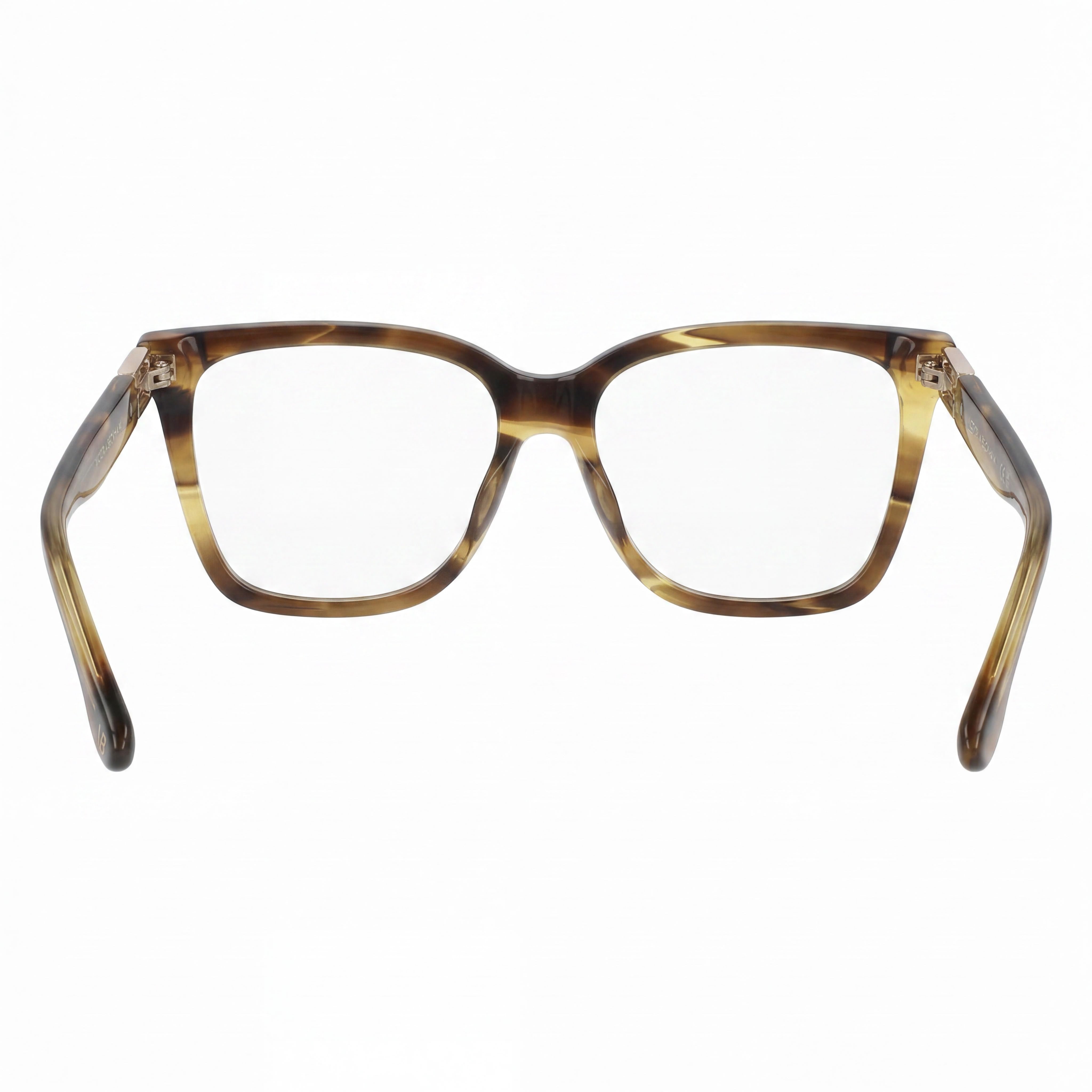Victoria Beckham Women's Vb2680 Ophthalmic Eyeglass Frames, Striped Khaki, Eye Size 53, Bridge 15, Temple 140, Photo 3