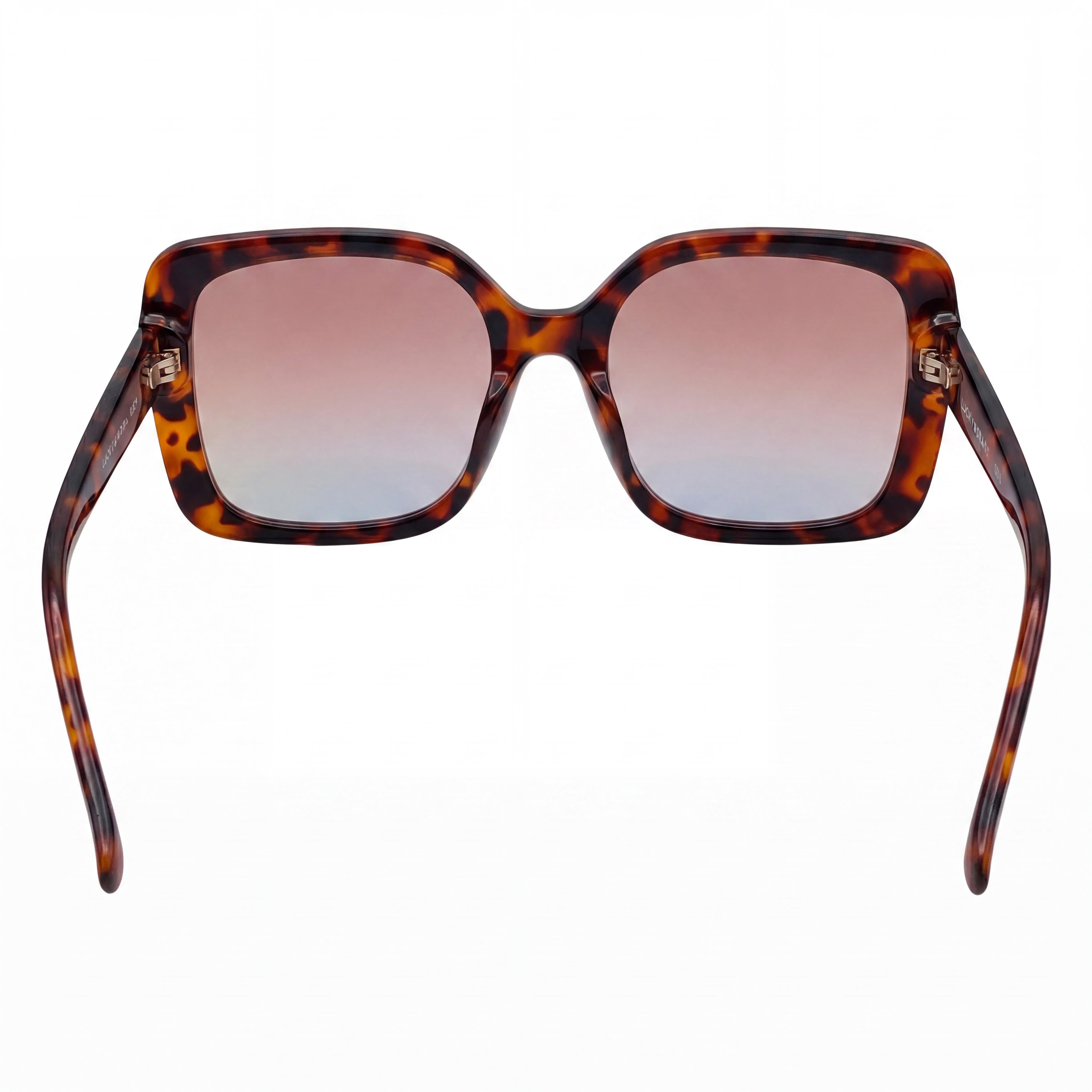 Lucky Brand SLBD118 Women's Lucky Sunglasses, Tortoise Plastic Frame, Gradient Brown Lenses, UV Protection, 53mm, Photo 3
