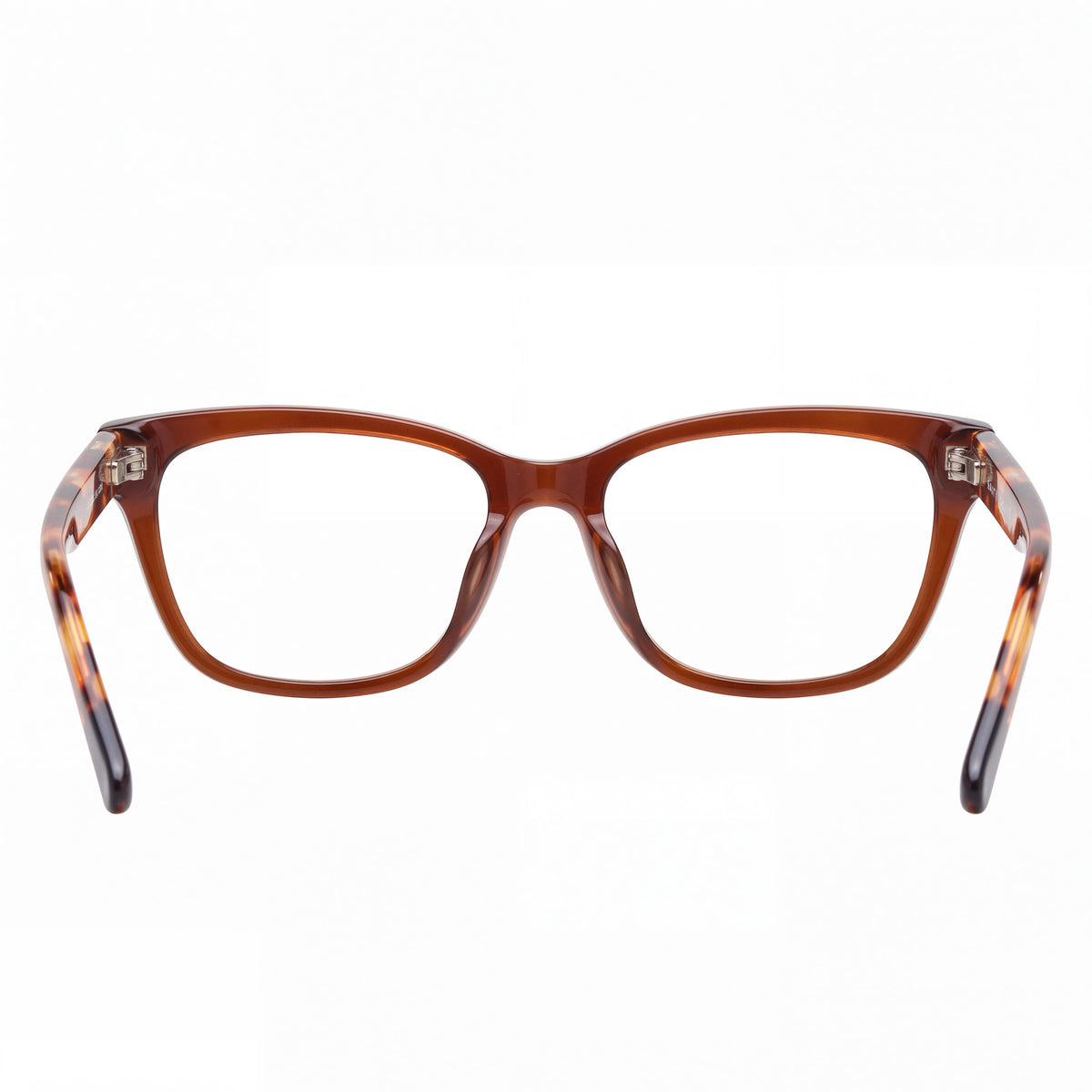 GANT 405704851 Gafas de hombre marrones de material compuesto, equipadas con lentes de demostración transparentes y listas para colocar lentes graduadas personalizadas, Photo 2