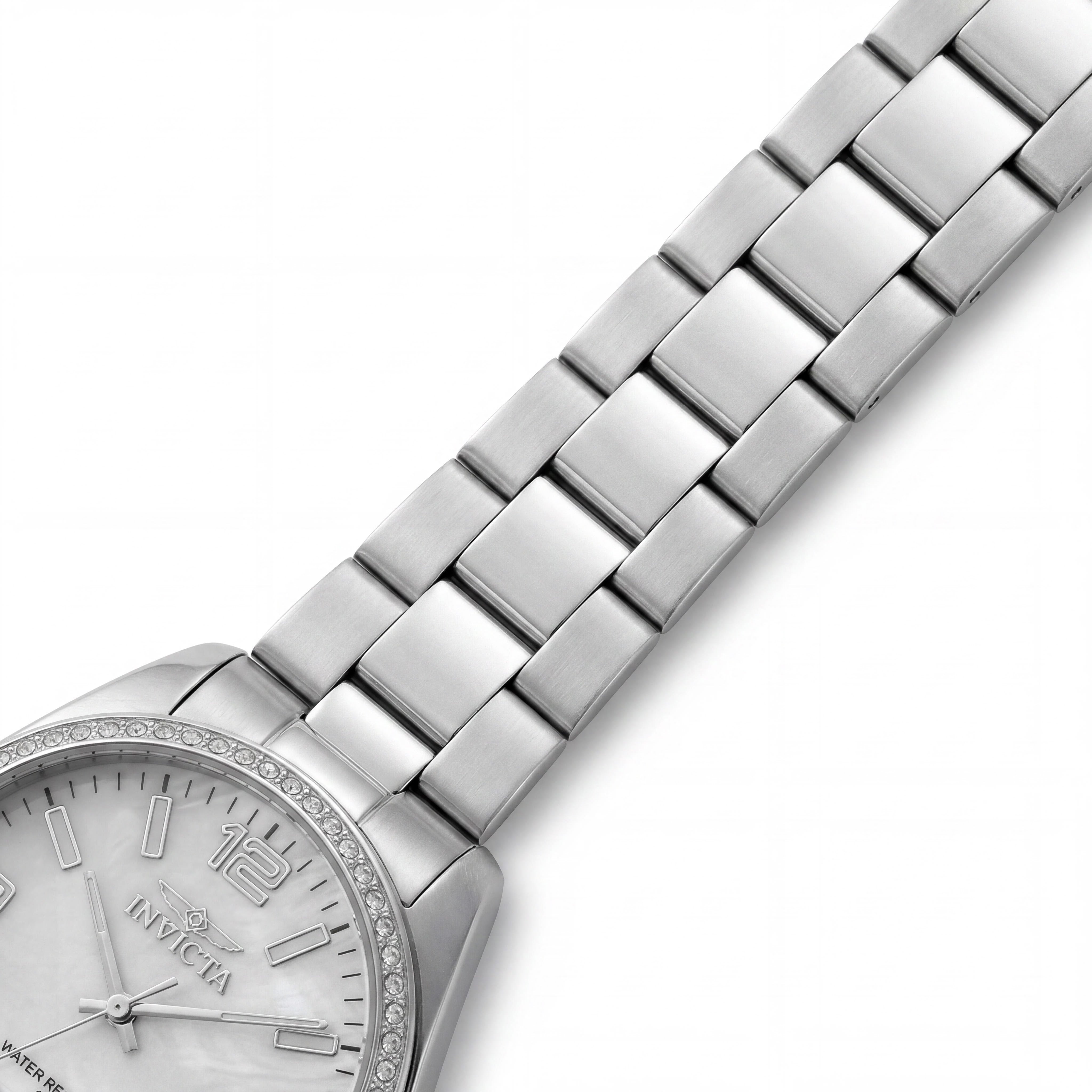 Invicta Specialty 50133 Unisex Silver Stainless Steel Bracelet Quartz Watch, Mother Of Pearl Dial, 38mm, Photo 3