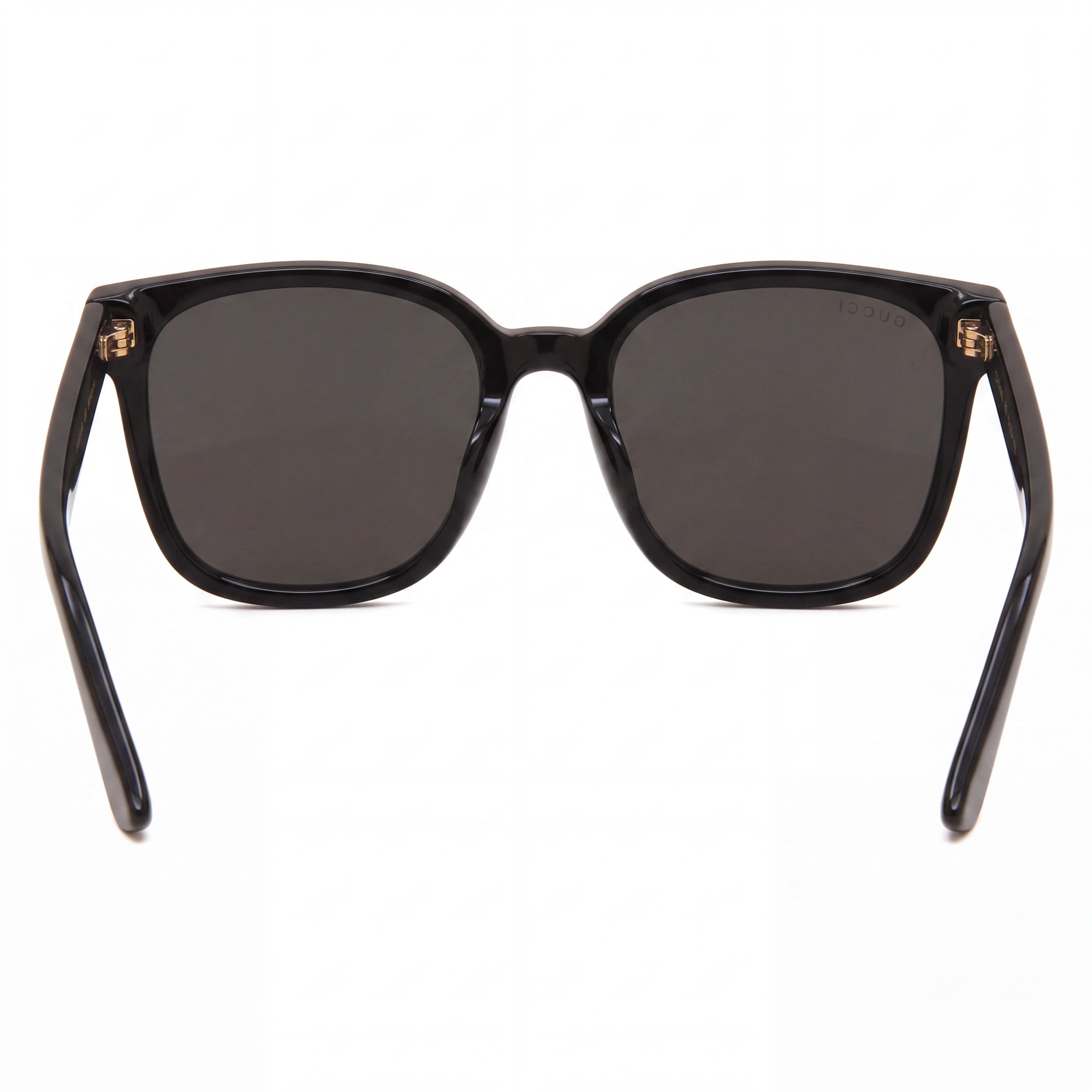 Gucci Polar-cr-39 Women's Injection Frame Non-Polarized UV Protection Sunglasses 56mm Black Brown, Photo 3