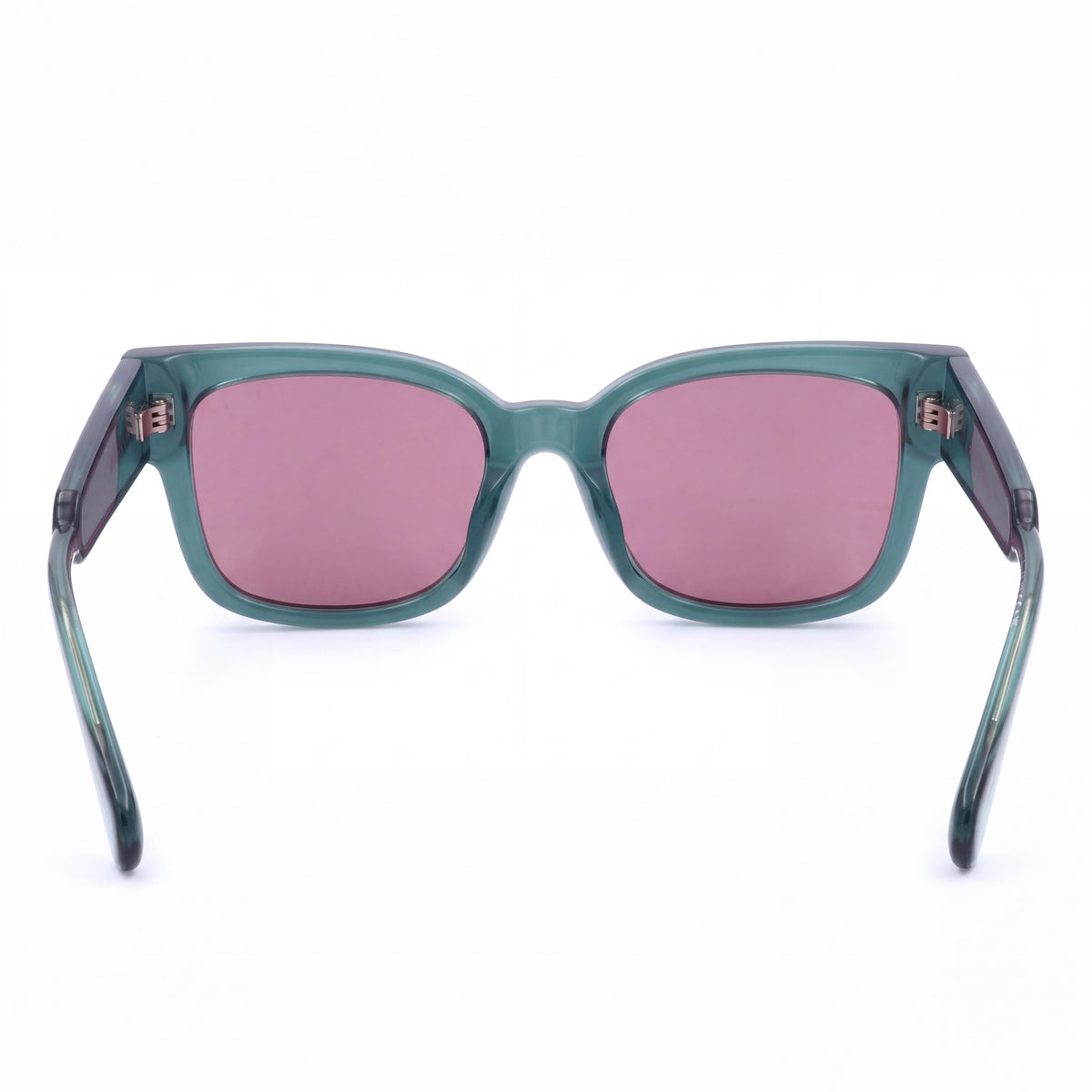 Max&Co. Casual Women's Sunglasses with Dark Green Plastic Frame and Grey Lenses, Size 53-20-140, Photo 3