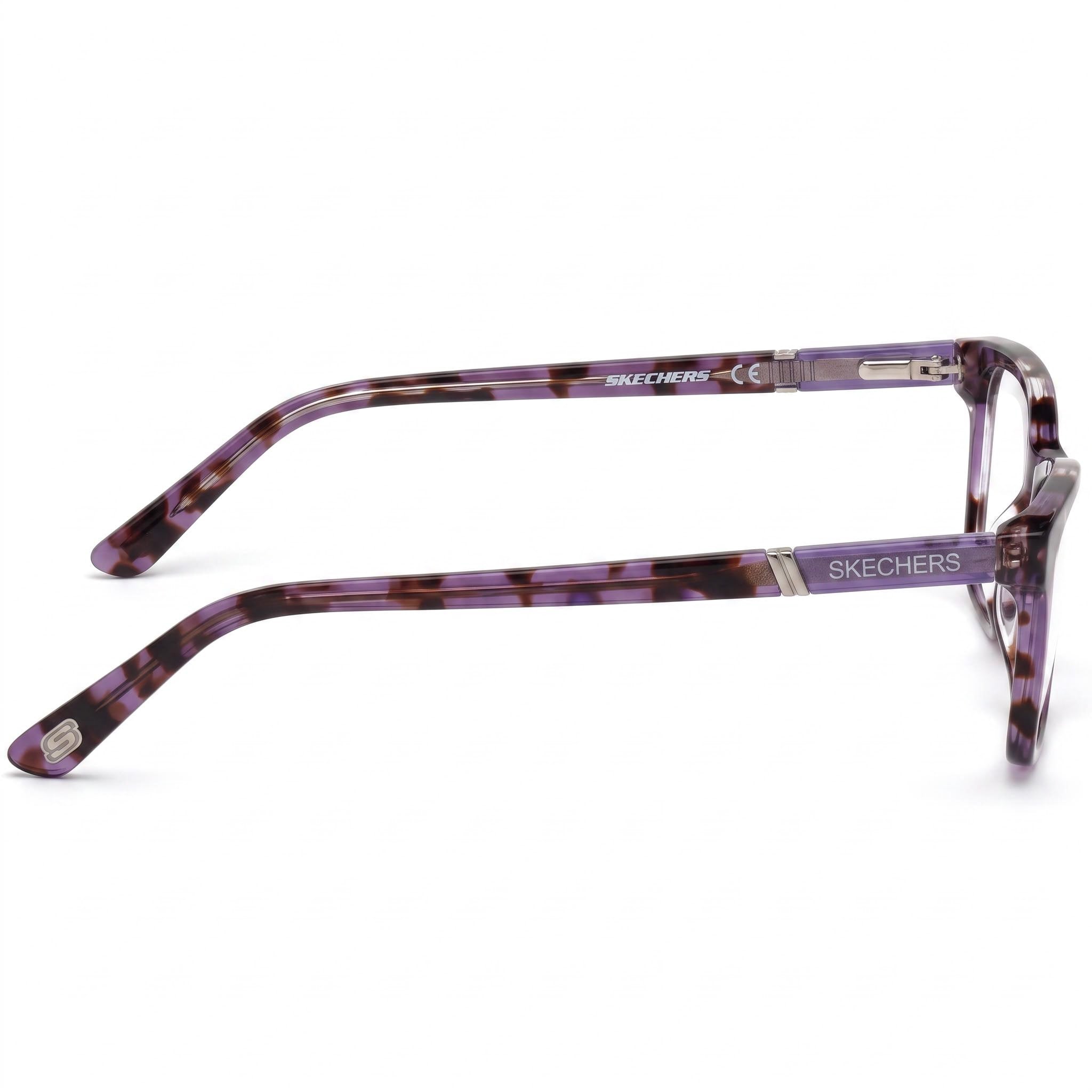 Skechers Se2154 Unisex Violet Plastic Frame Eyewear, Polycarbonate Lenses, Lens Width 53mm, Photo 4