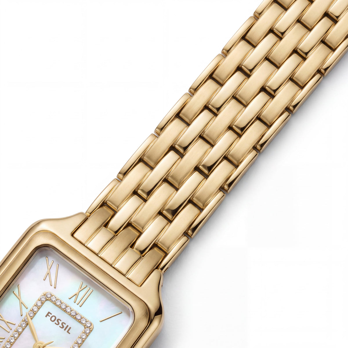 Fossil Raquel Three-Hand Date Gold-Tone Stainless Steel Women's Watch 26mm ES5304, Photo 2