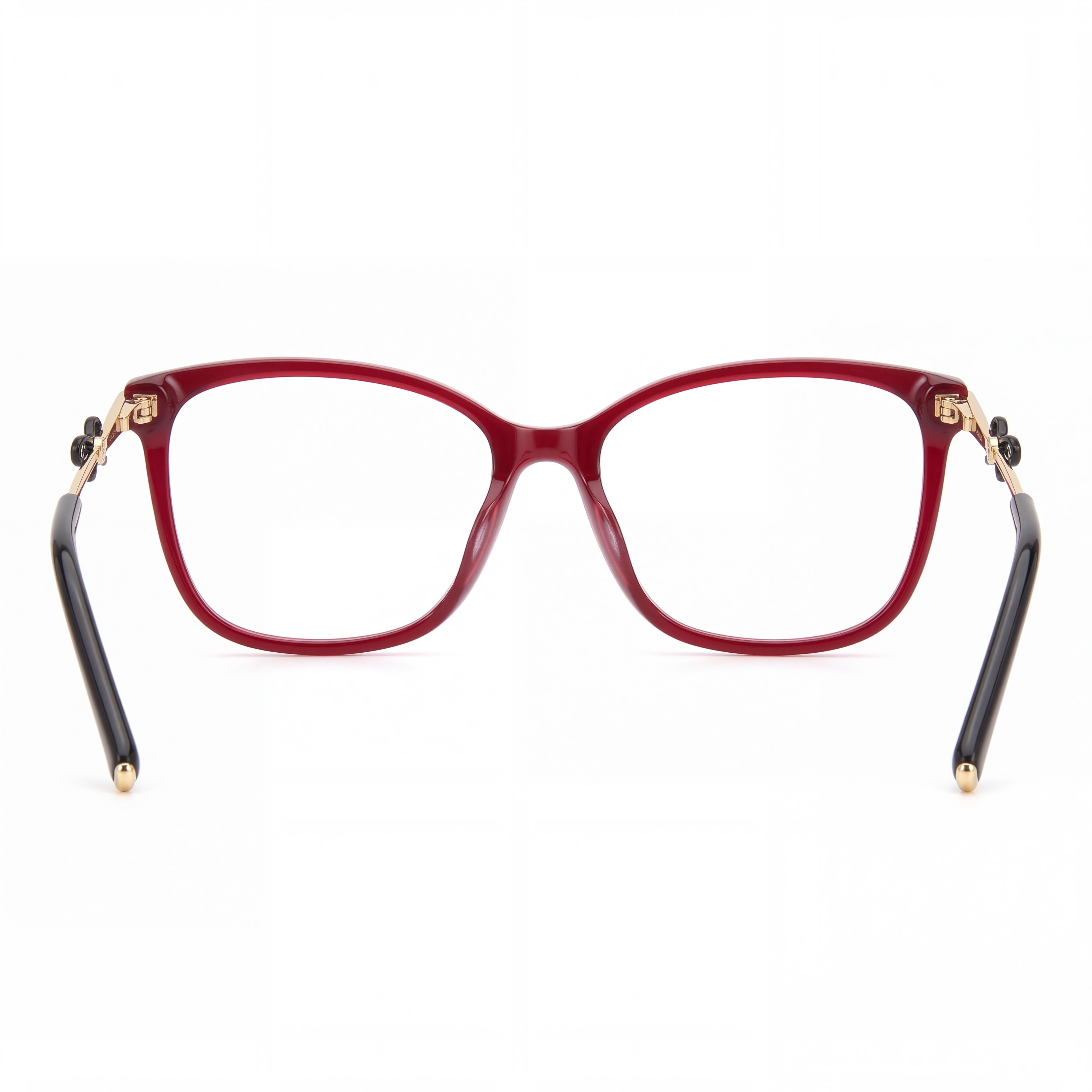 Carolina Herrera Her 0218 Men's Ecological Oil Non-Polarized Sunglasses Burgundy Gold 55-15-140, Photo 2