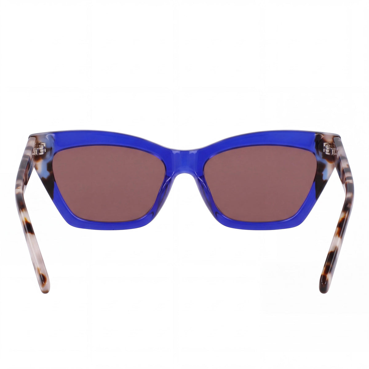 DKNY DK 547 S Women's Acetate UV Protection Glasses in Cobalt Bone Tortoise, 55-16-135mm, Photo 3