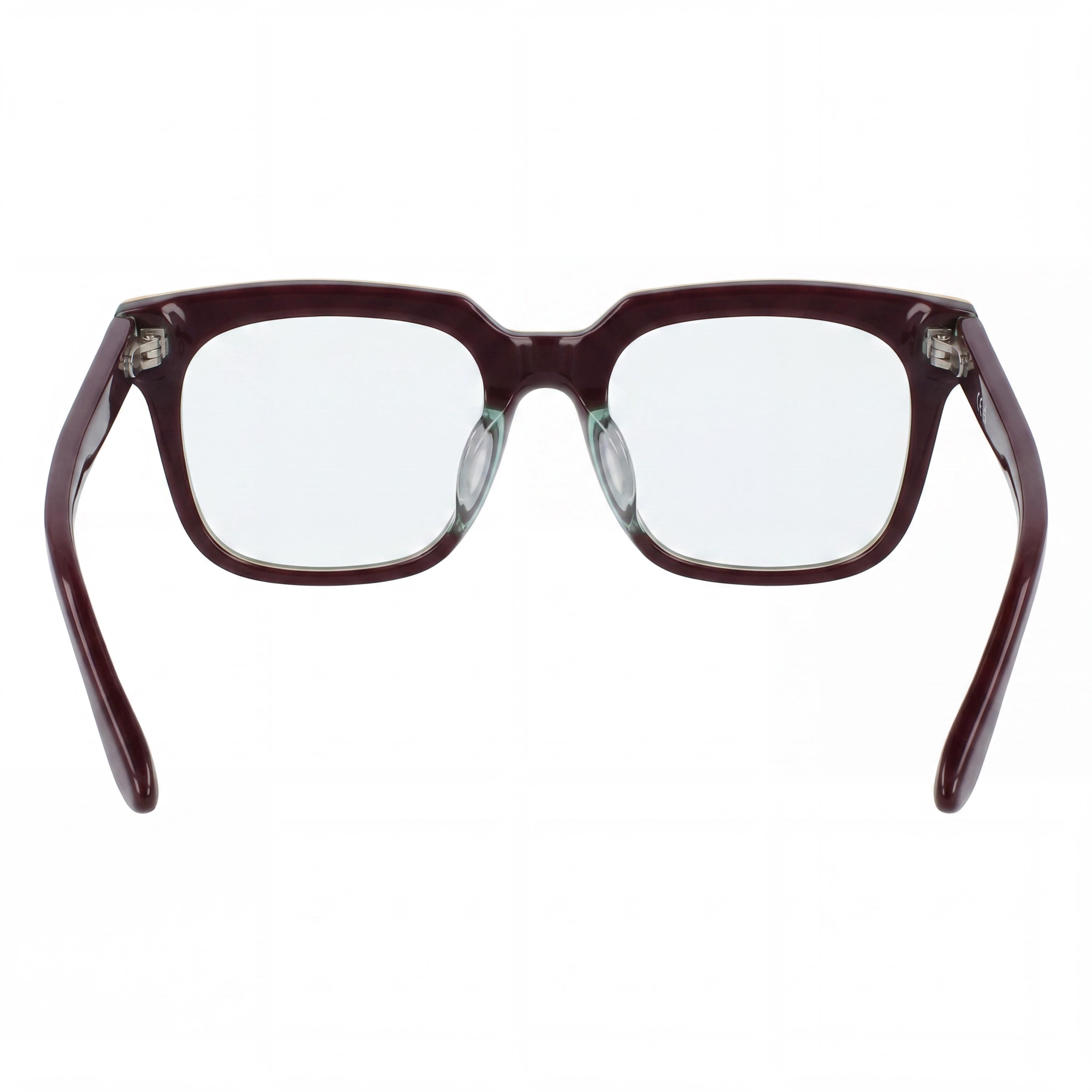 Nike 7167lb Men's Brown Metal Frame, Polarized Clear Polycarbonate Lenses, Lens Width 52mm, Bridge 19mm, Temple 145mm, Photo 3