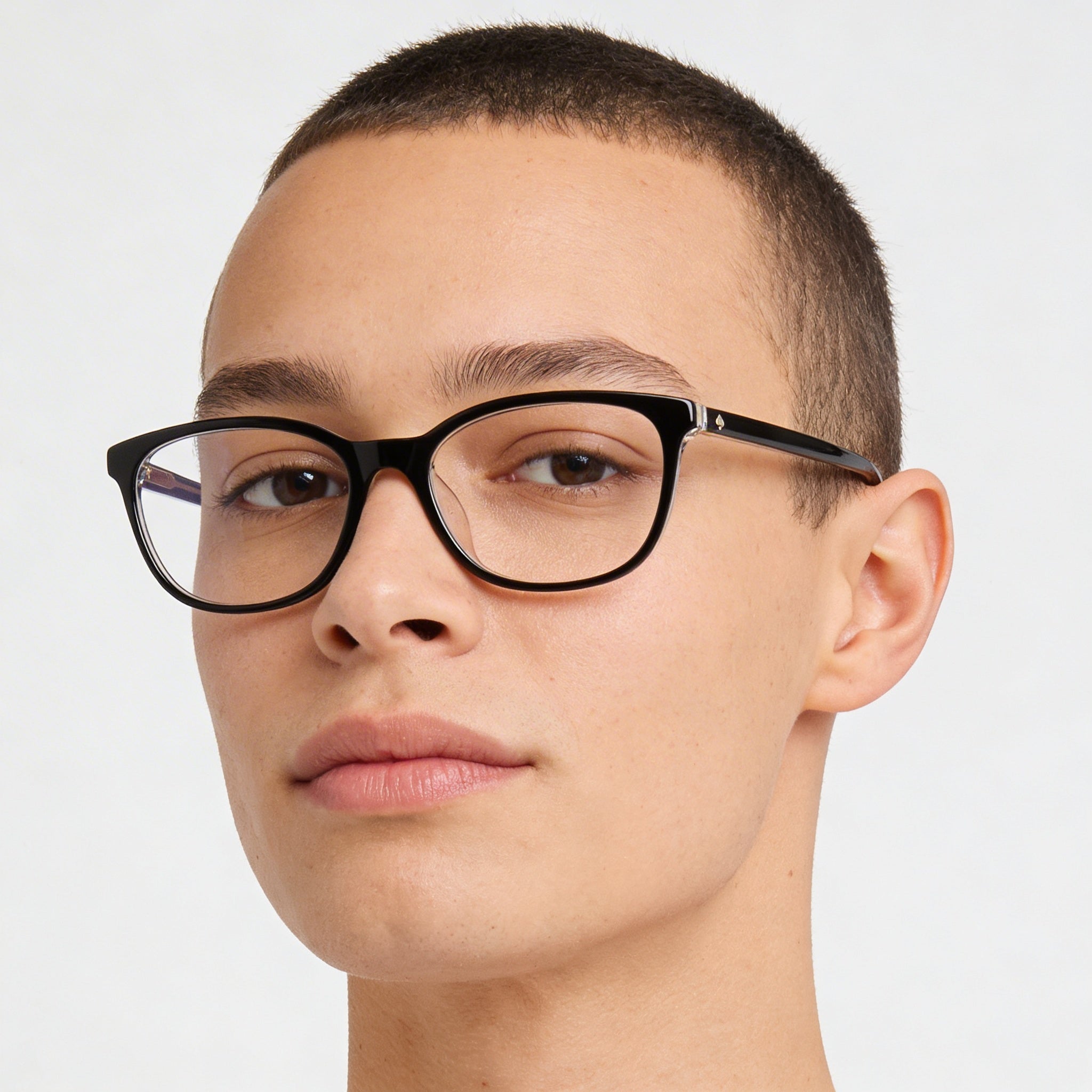 Kate Spade New York Haisley/F Unisex Eyewear with Multicolored Frame and White Glass Lenses, Photo 4