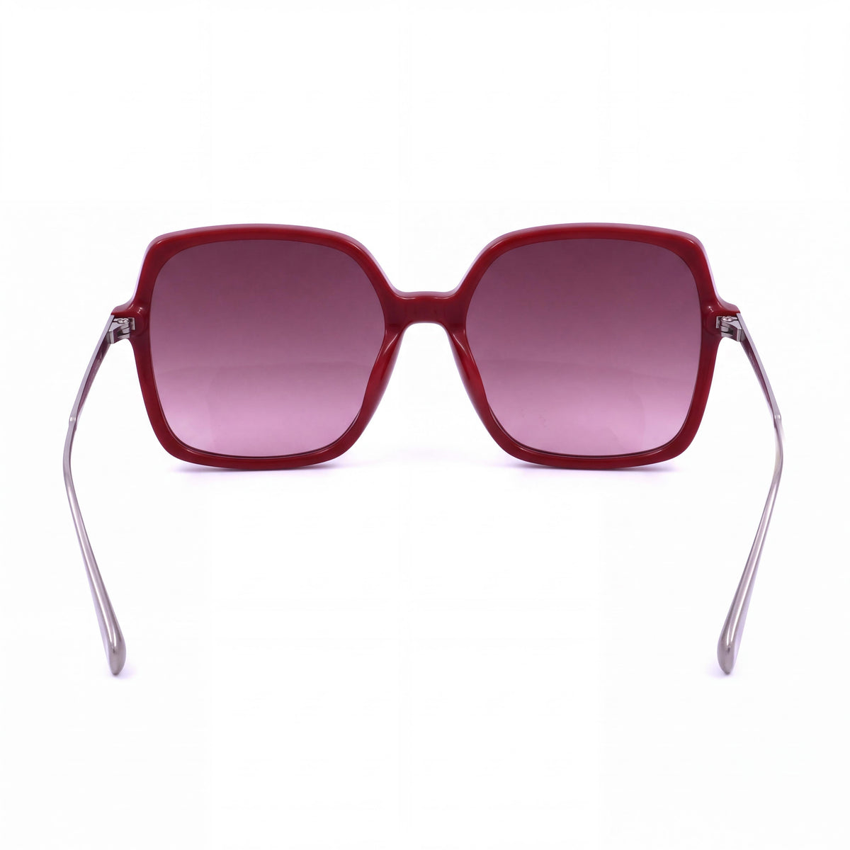 Max&Co. Casual Women's Plastic Frame Sunglasses Bordeaux Grey 57mm, Photo 3
