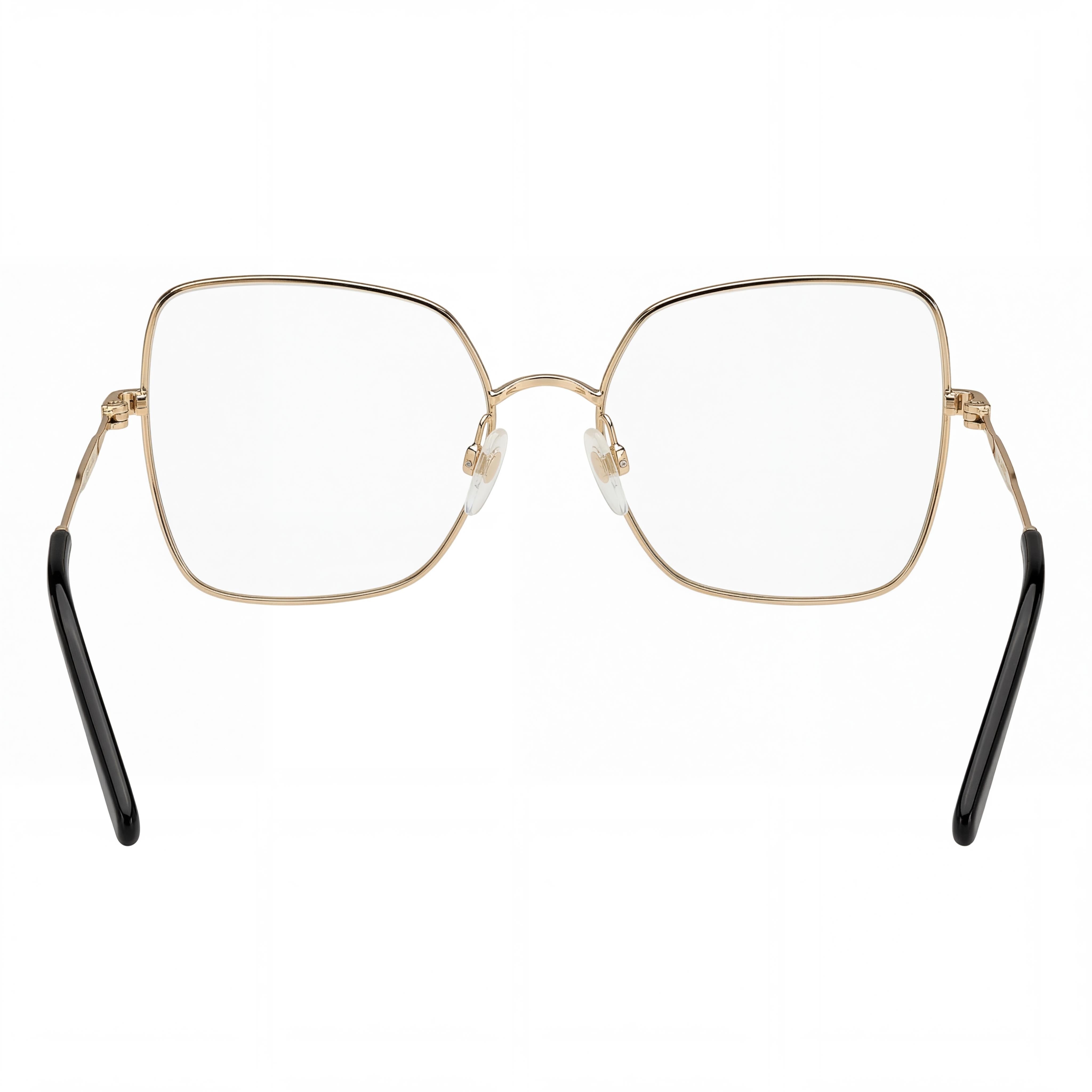 Gafas Unisex Cuadradas Marc Jacobs Negro Oro, Metal 57mm, Photo 3